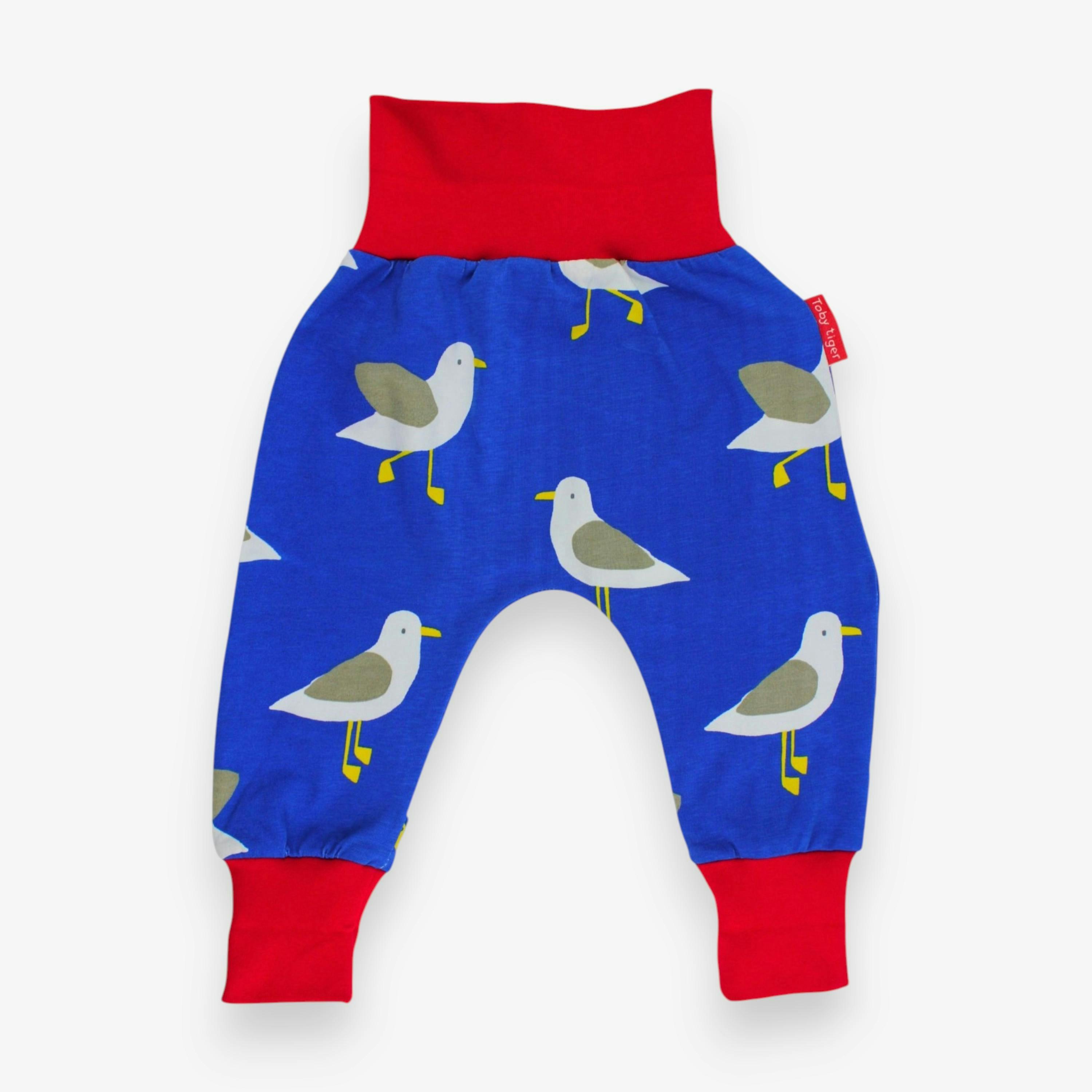 Organic Seagull Harbour Print Yoga Pants , view 1 of 3