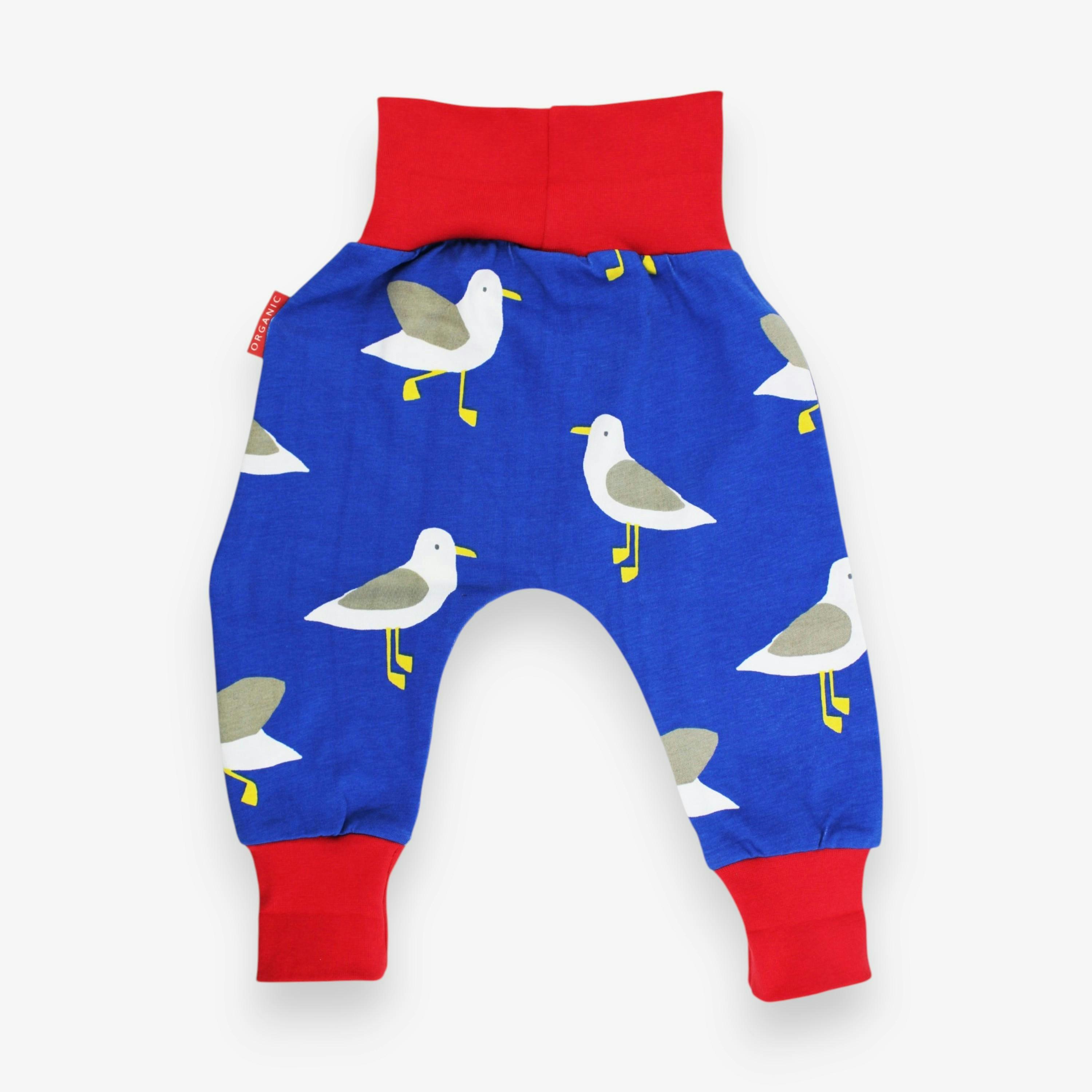 Organic Seagull Harbour Print Yoga Pants , view 3 of 3