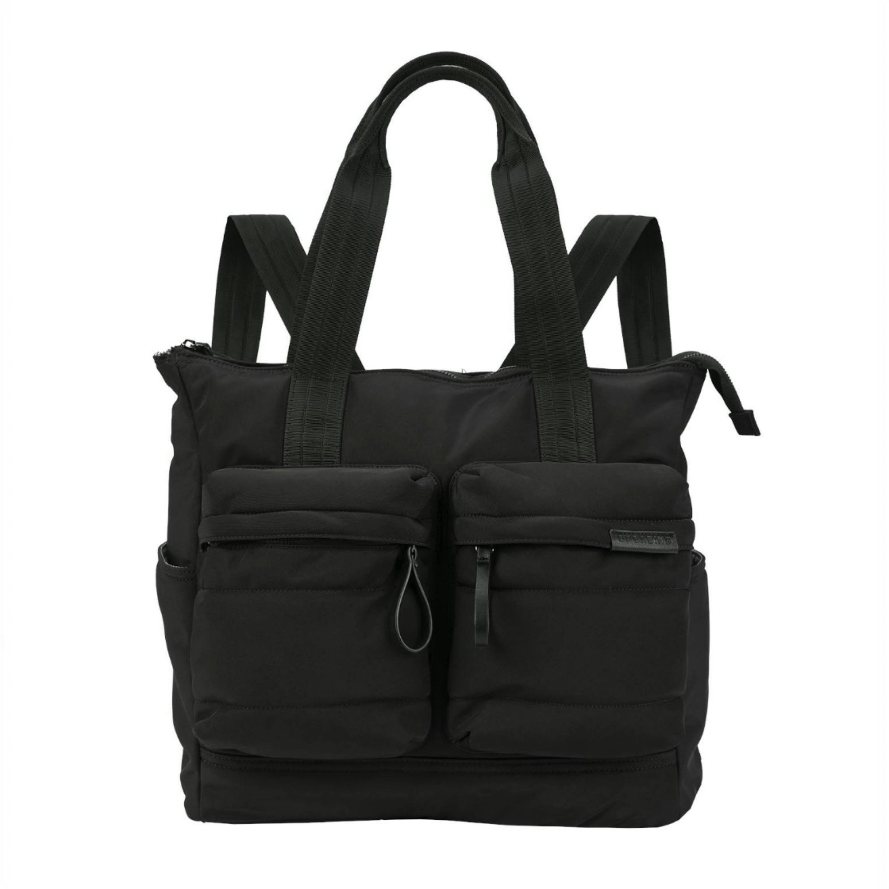 Bababing Rosy Tote Changing Bag | 3-in-1 Waterproof Nappy Bag | Black , view 1 of 6