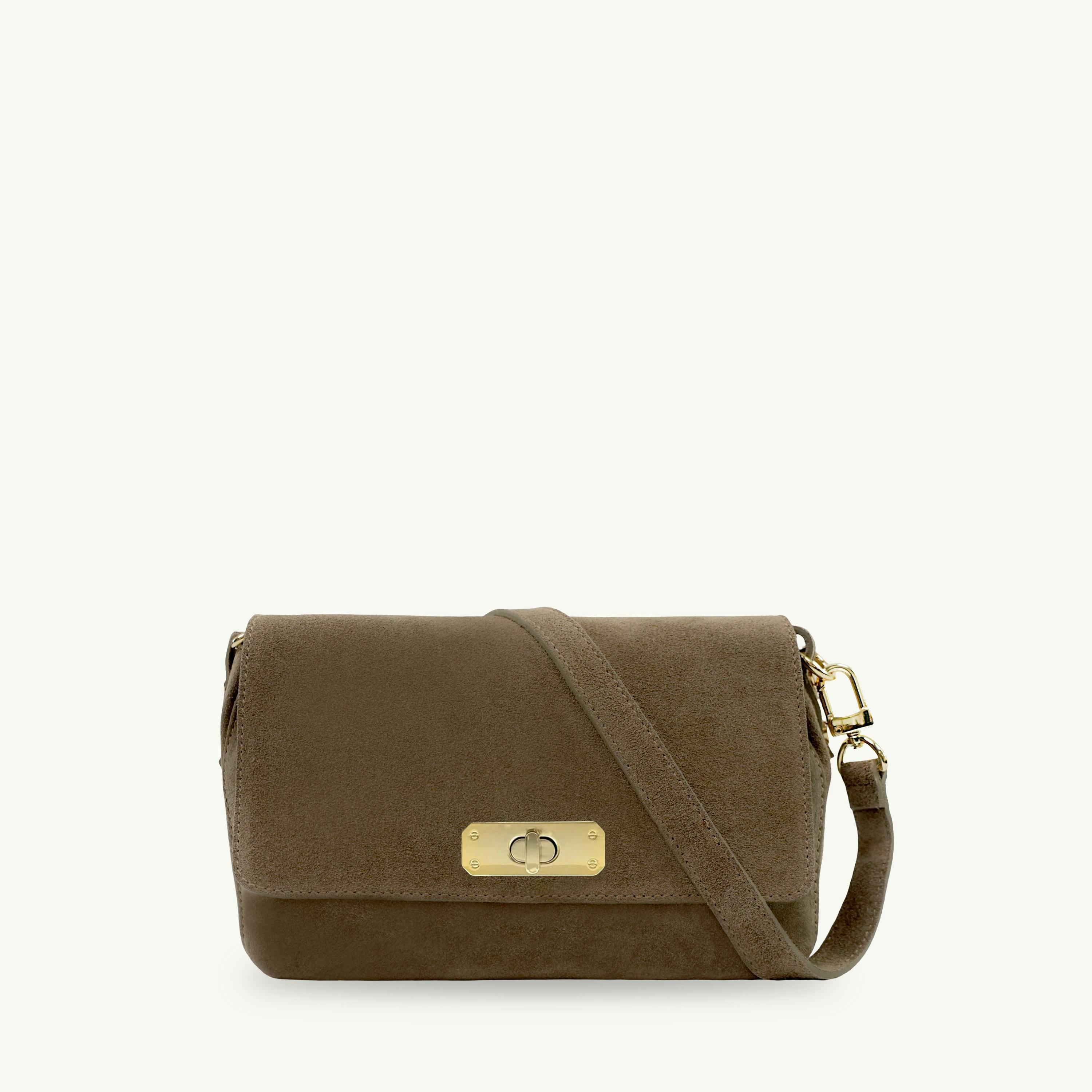 The Maisie Midi Suede Bag , view 1 of 6