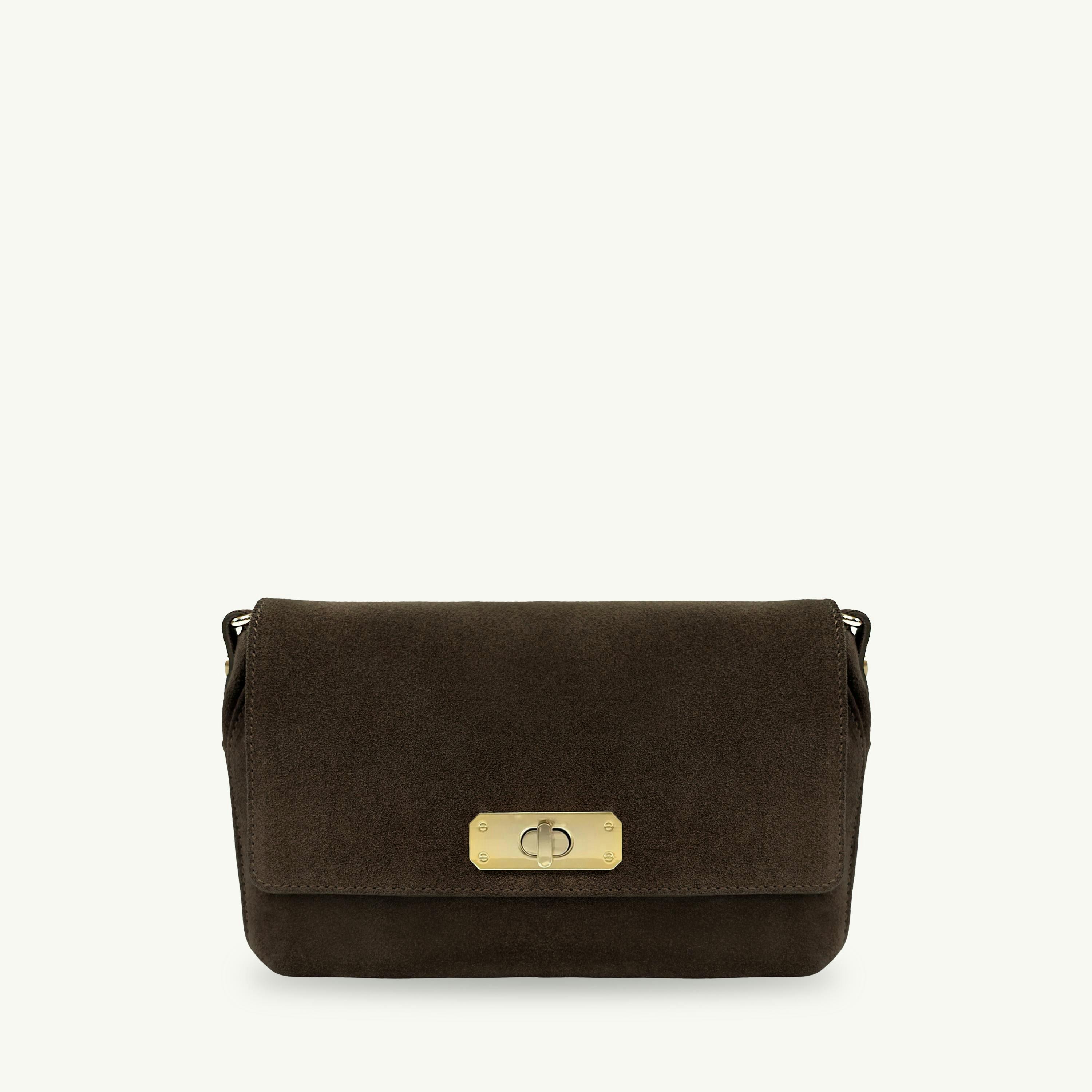 The Maisie Midi Suede Bag , view 3 of 6