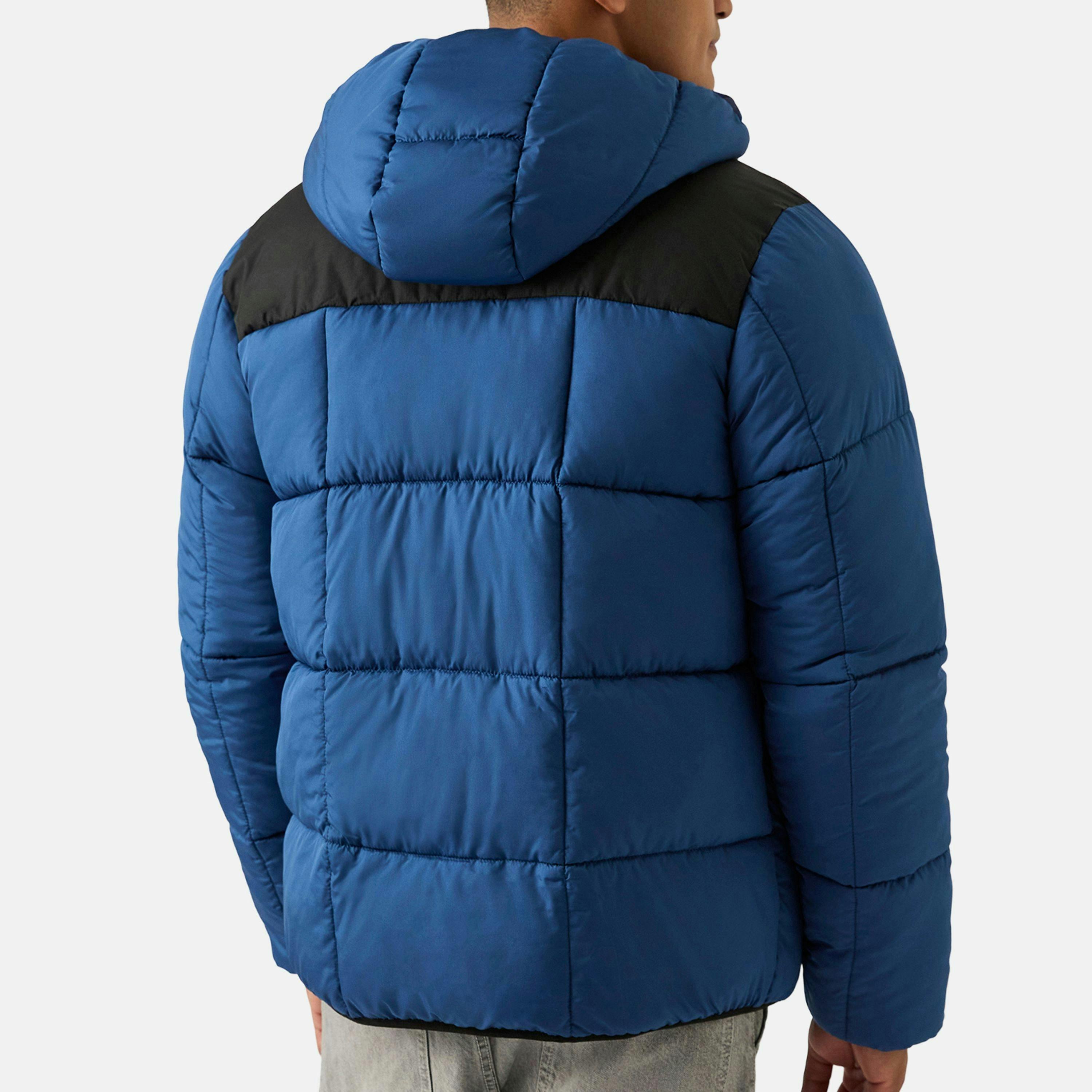 RB1501 Reversible Puffer - Batik Blue , view 3 of 4
