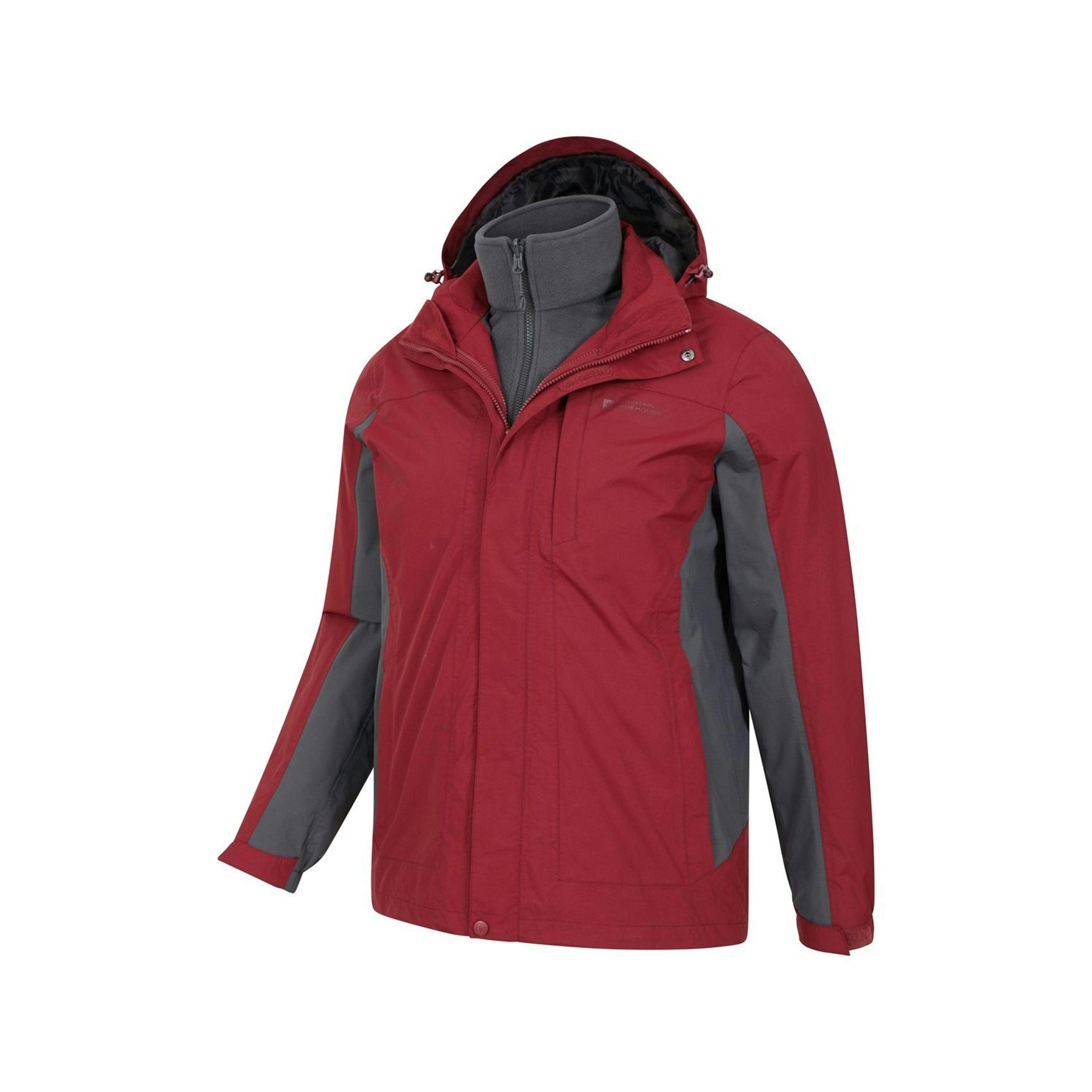 Mountain Warehouse Mens Thunderstorm 3 in 1 Waterproof Jacket , view 3 of 5