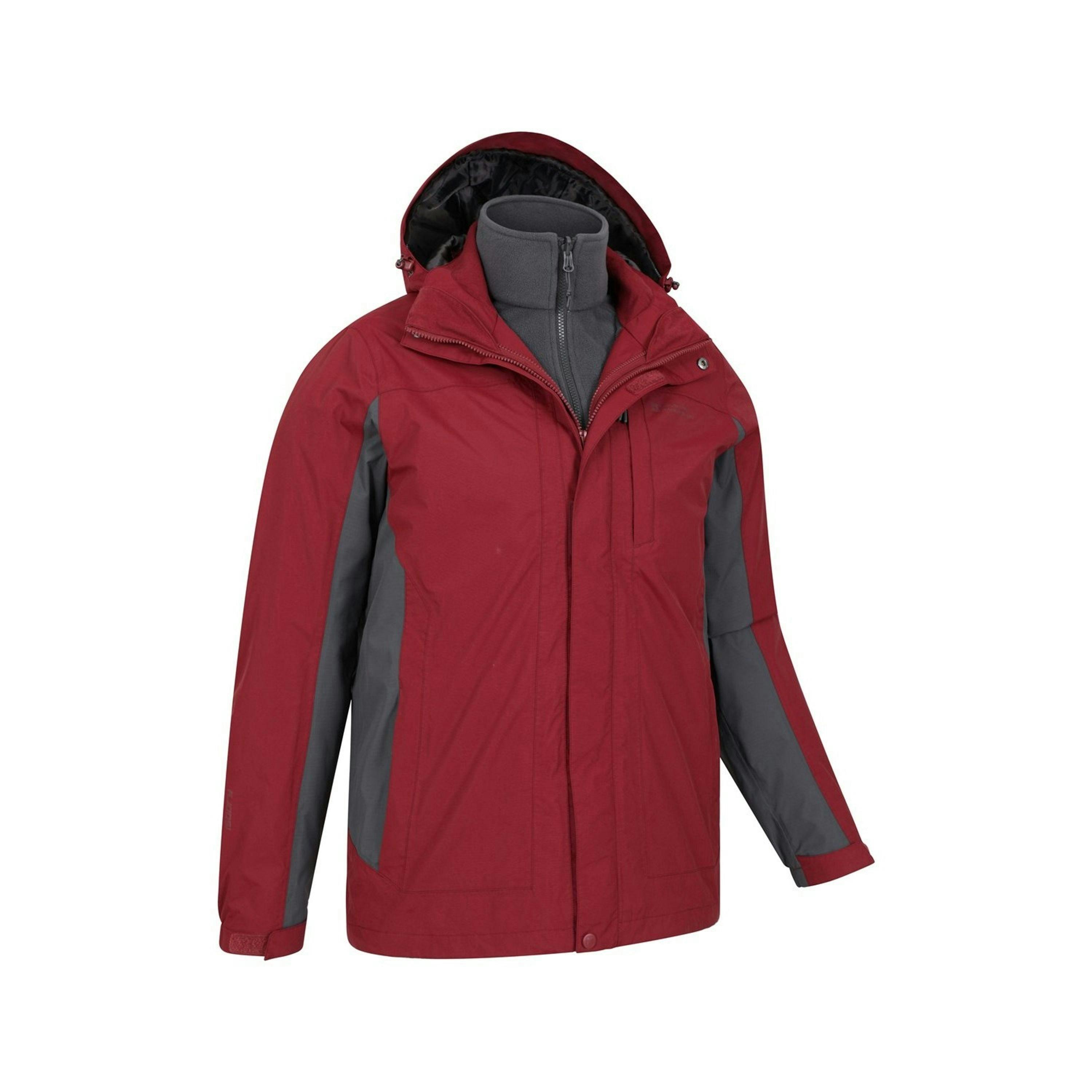 Mountain Warehouse Mens Thunderstorm 3 in 1 Waterproof Jacket , view 4 of 5