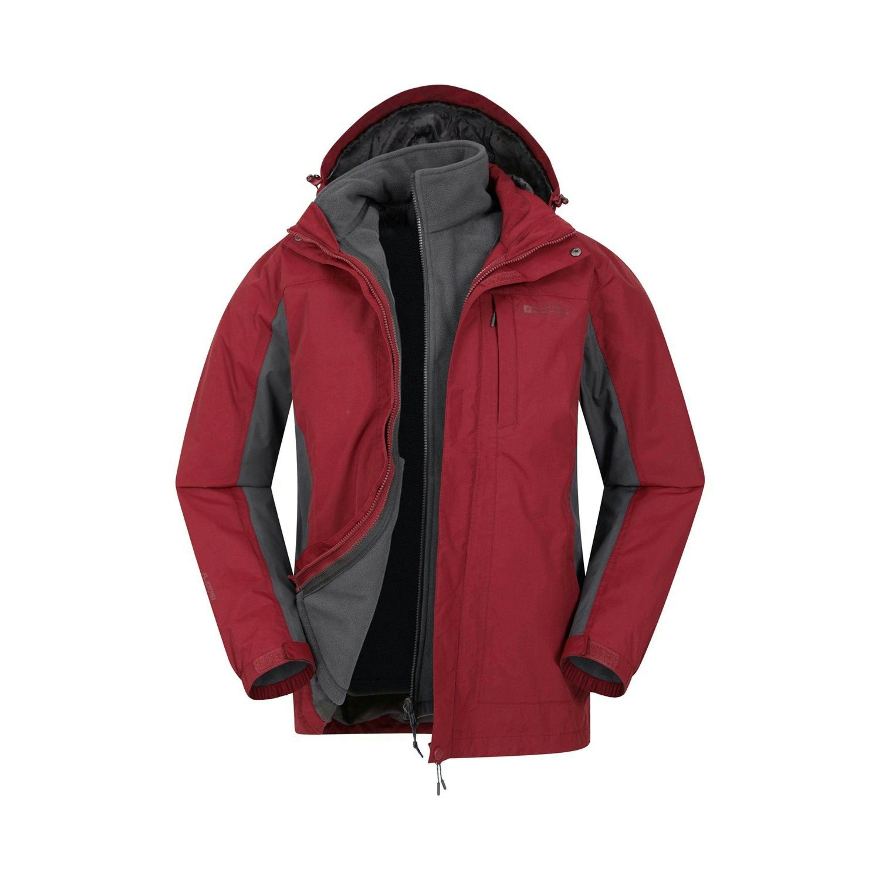 Mountain Warehouse Mens Thunderstorm 3 in 1 Waterproof Jacket , view 5 of 5