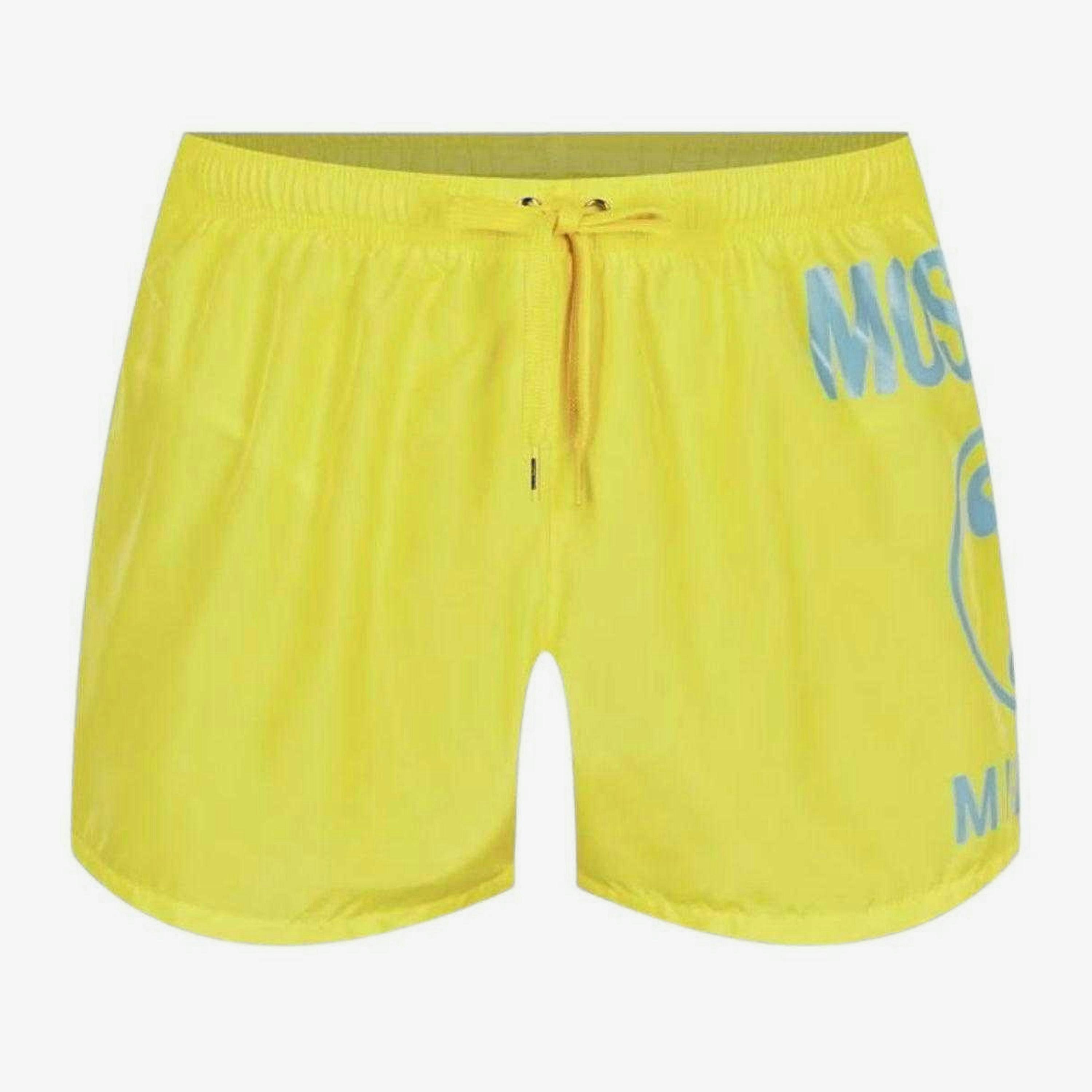 Moschino Mens Milano Large Logo Swim Shorts , view 1 of 2