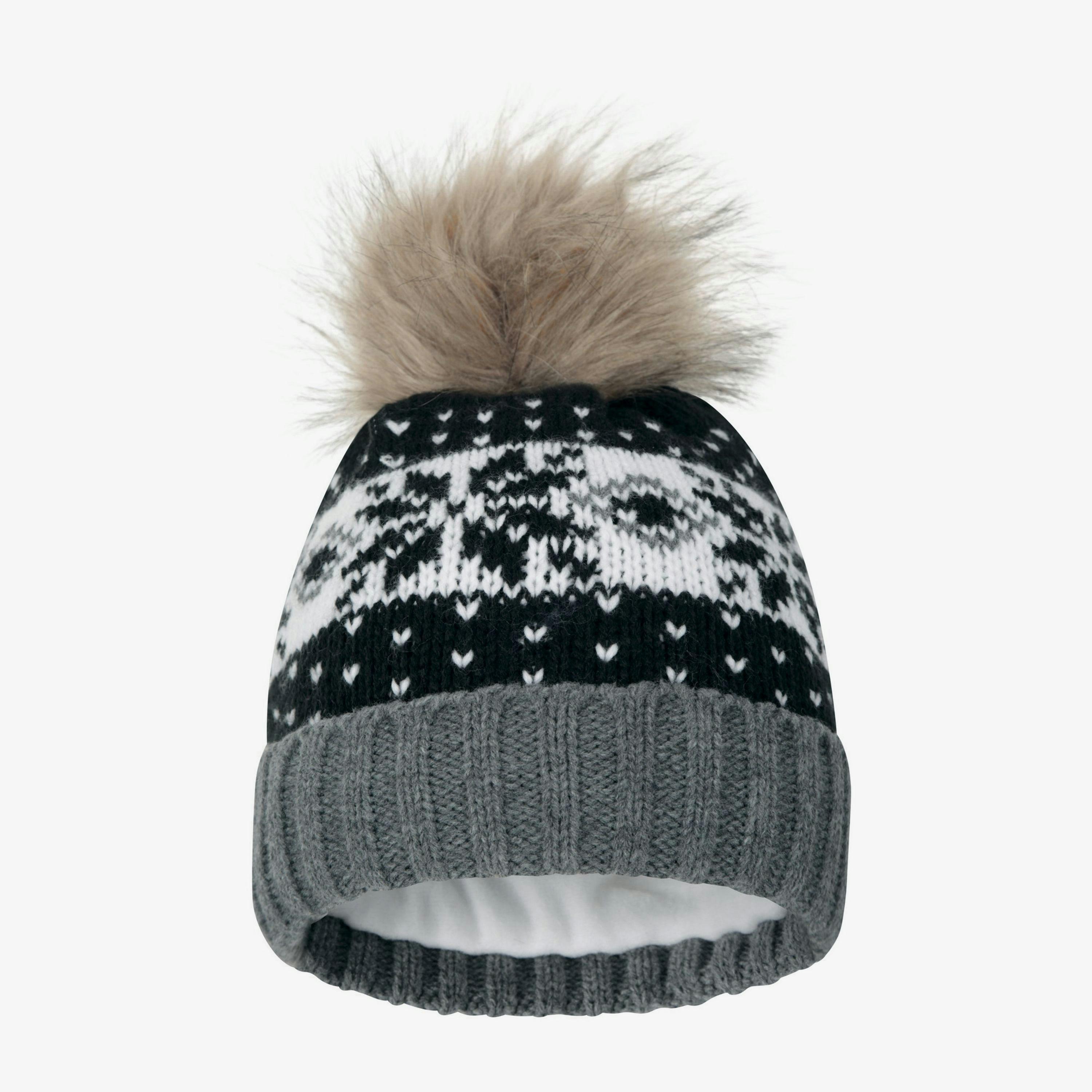 Mountain Warehouse Womens/Ladies Fair Isle Pom Pom Beanie , view 1 of 5