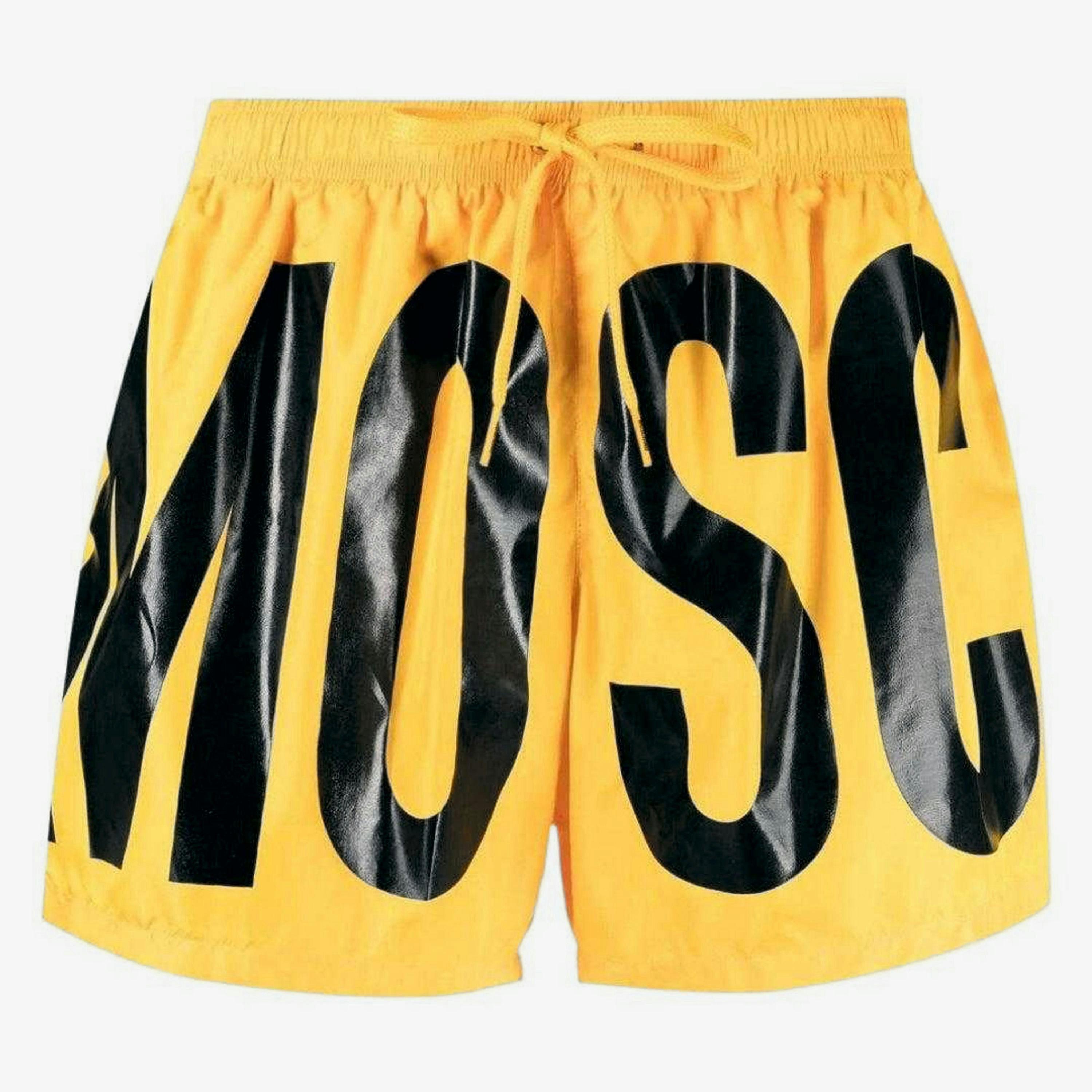 Moschino Mens Logo Swim Shorts , view 1 of 2