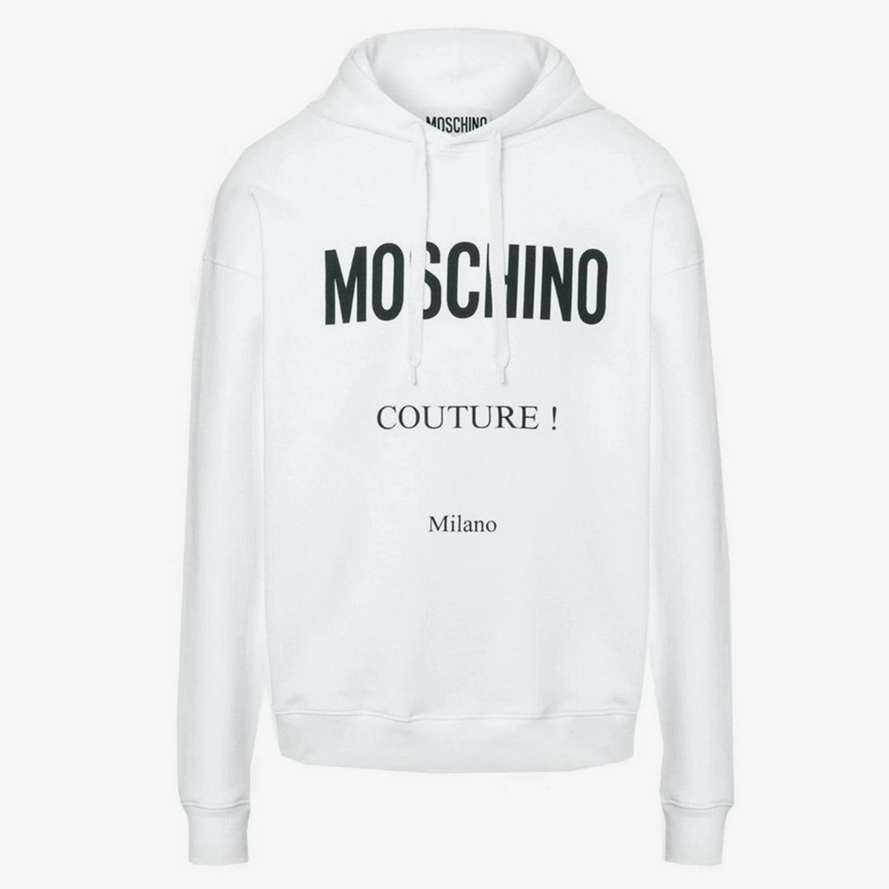 Moschino Unisex Adult Couture Milano Hoodie , view 1 of 3