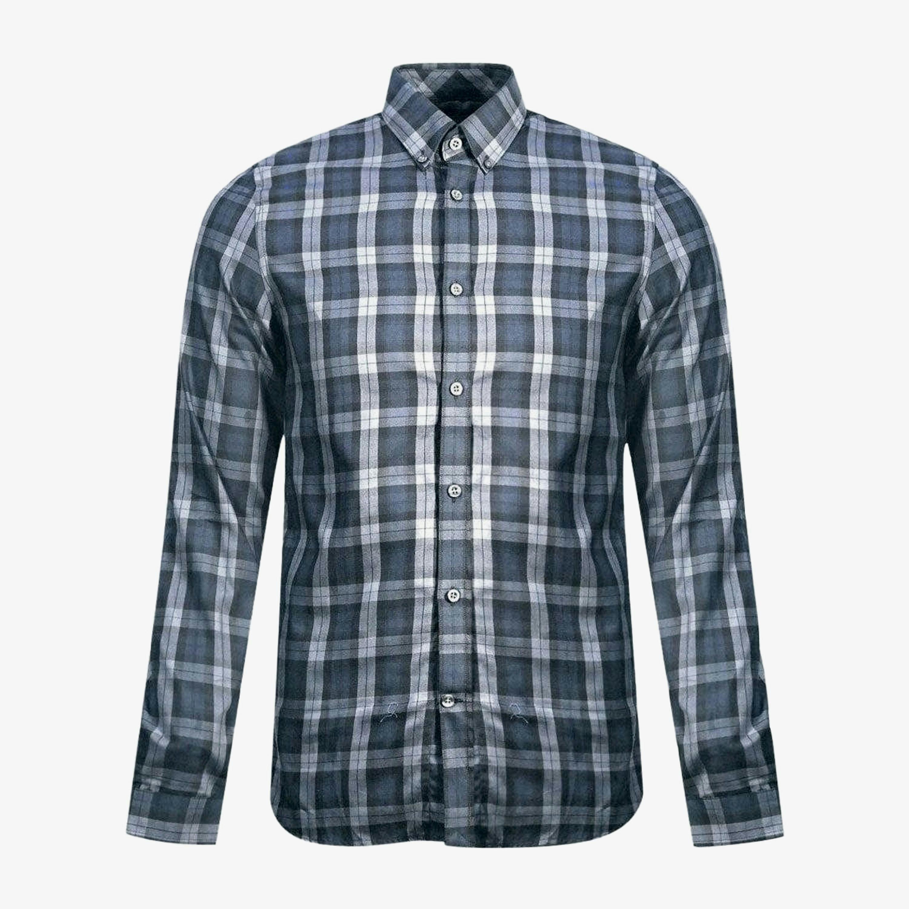 Fred Perry Mens Checked Long-Sleeved Shirt , view 1 of 2