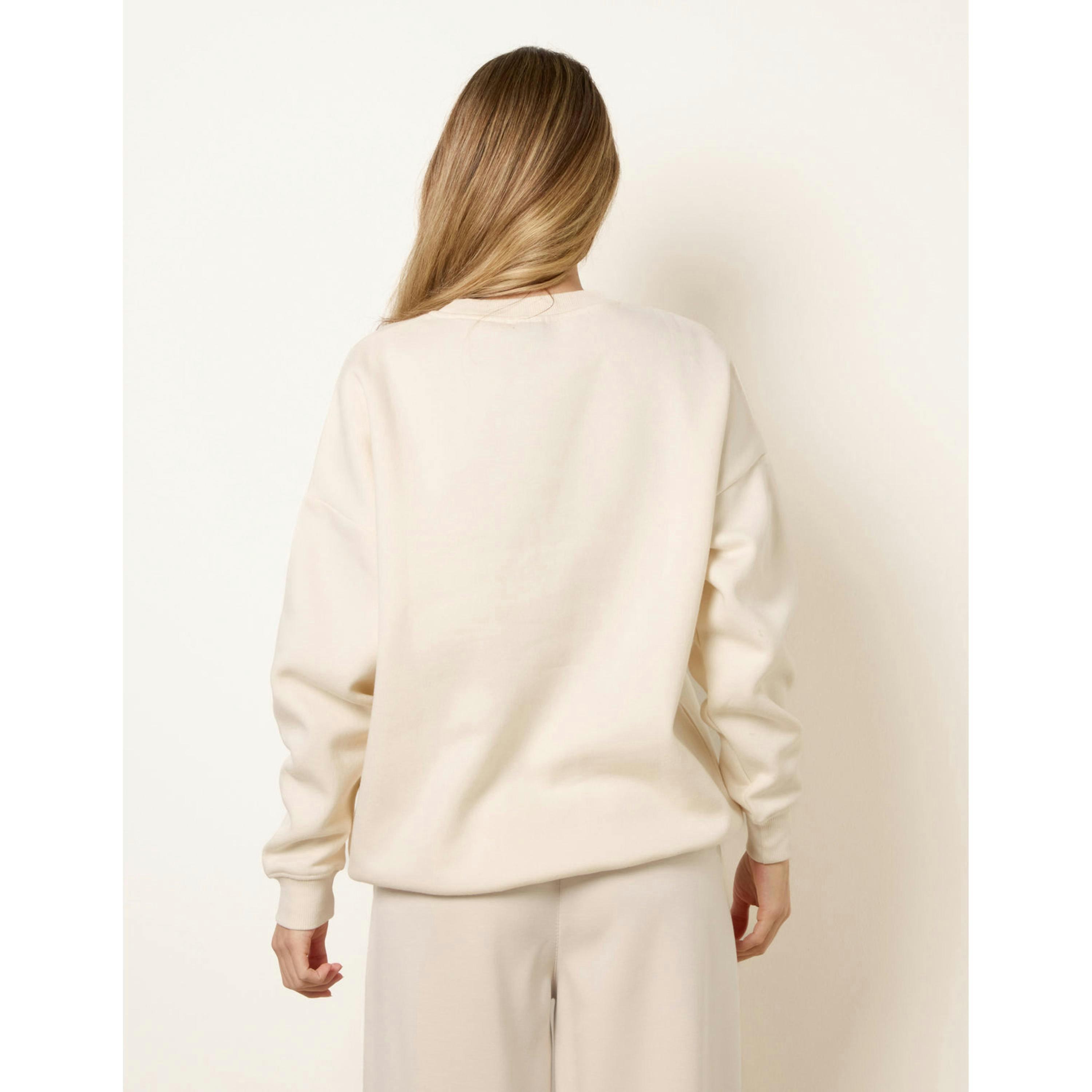 Blue Vanilla Matcha Sweatshirt  in Ivory , view 2 of 4