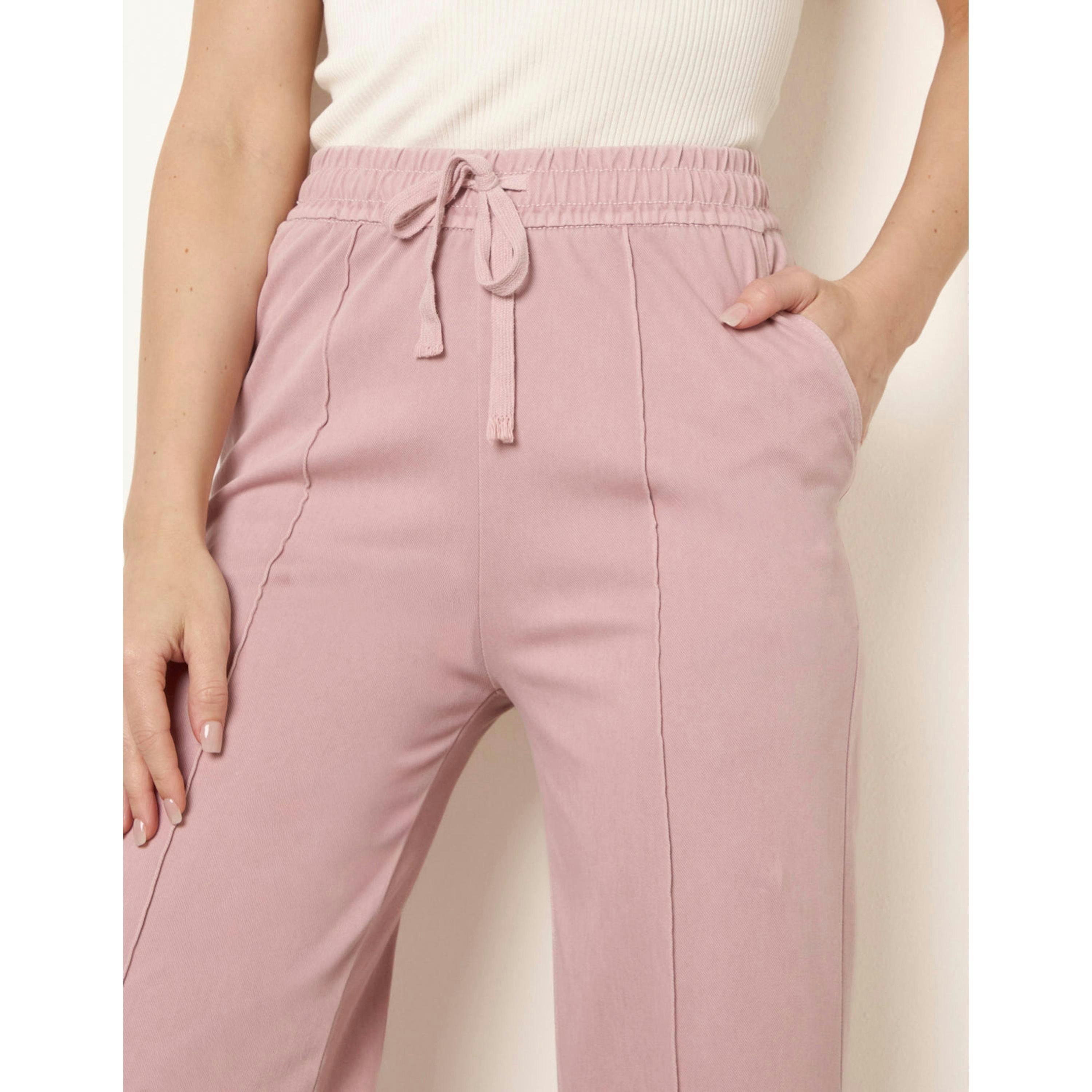 Blue Vanilla Seam Detail Trousers  in Pink , view 3 of 4