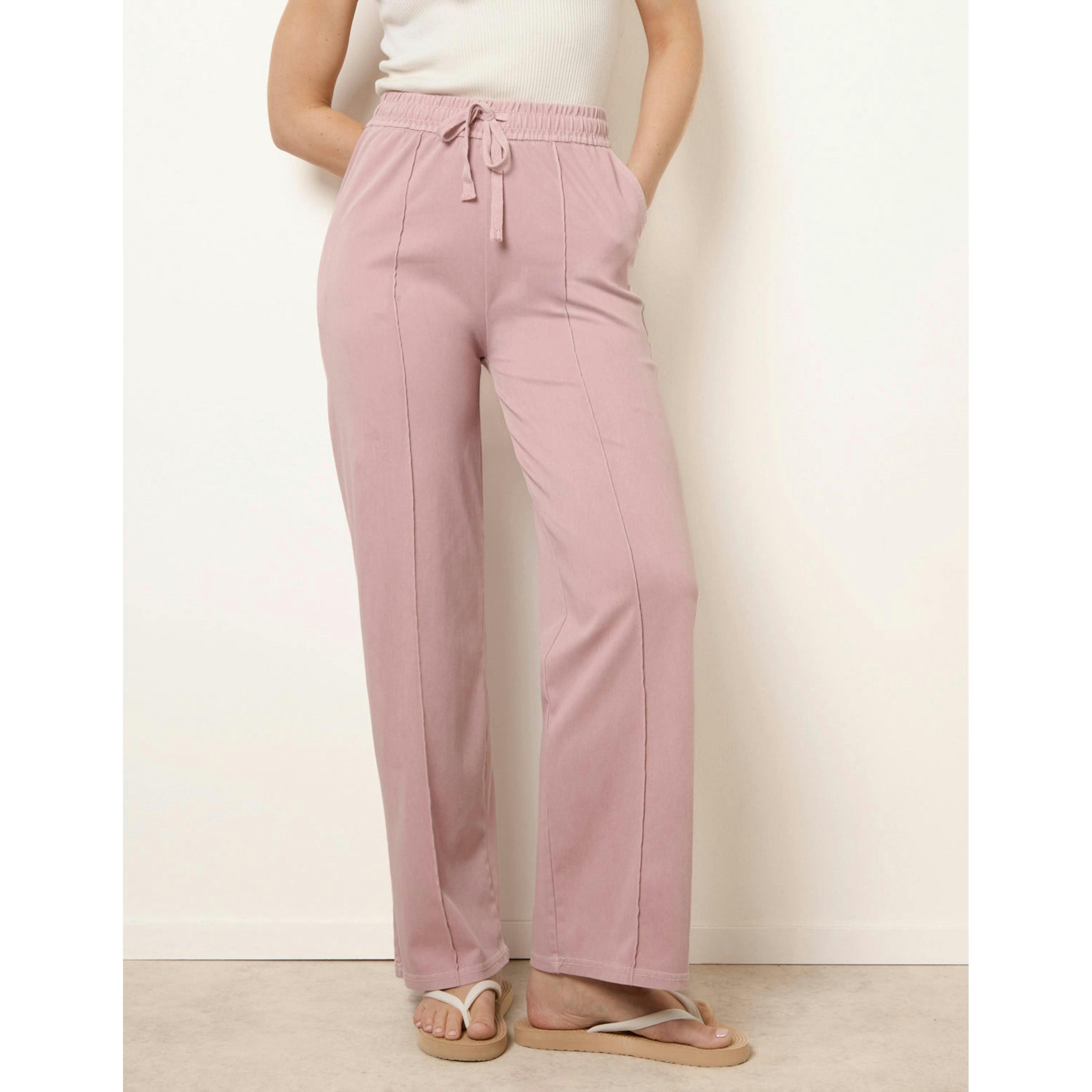 Blue Vanilla Seam Detail Trousers  in Pink , view 4 of 4