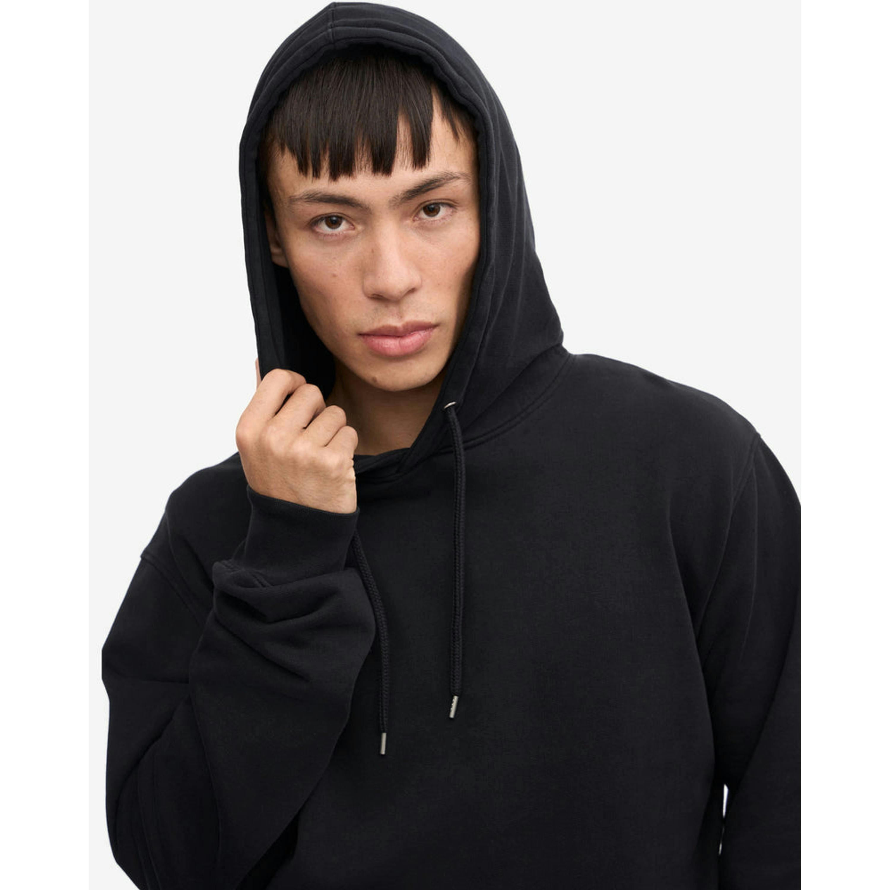 Colourful Standard Hoodie  in Black , view 4 of 5