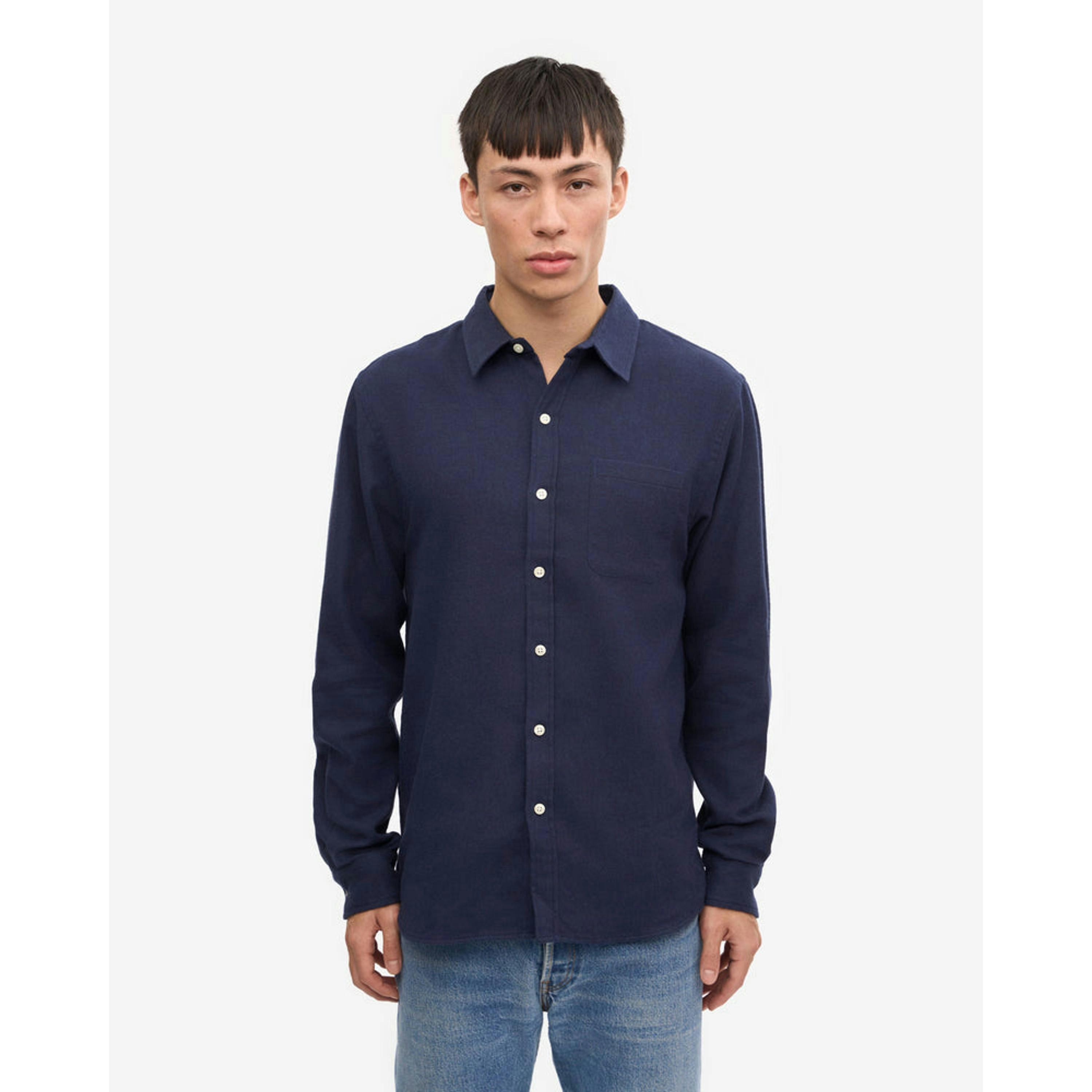 Colourful Standard Flannel Shirt  in Blue , view 1 of 6