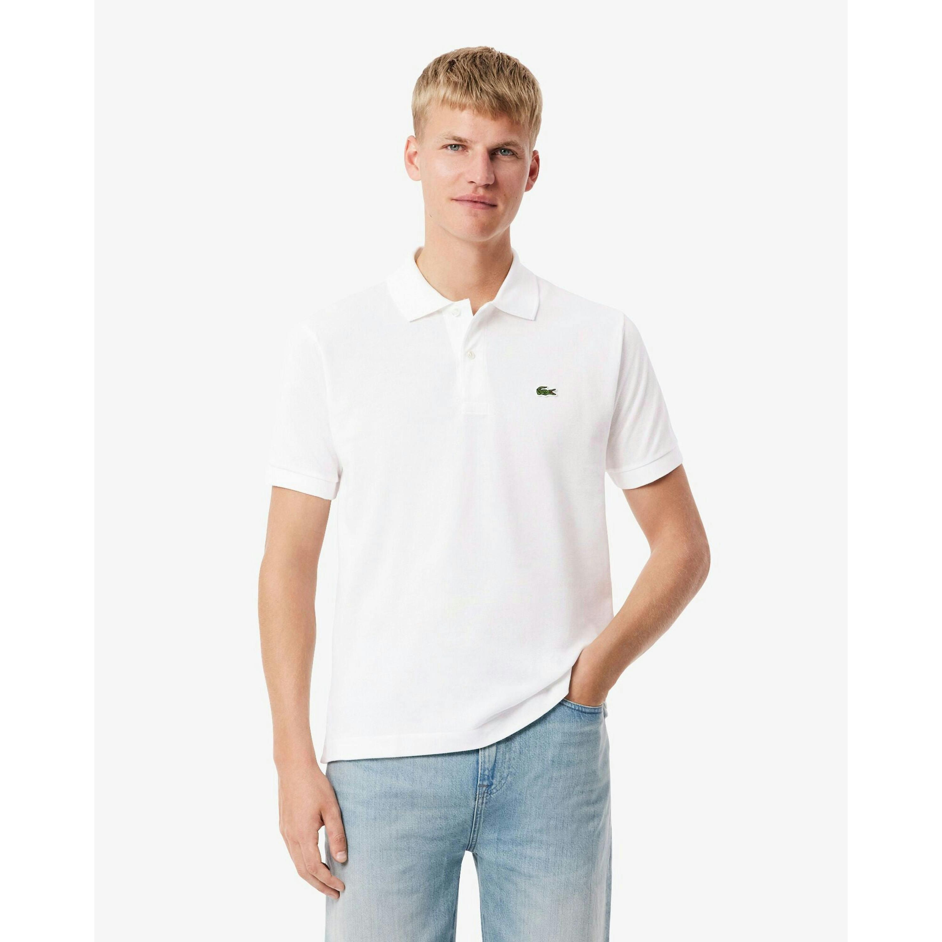 Lacoste Polo Shirt  in White , view 1 of 6