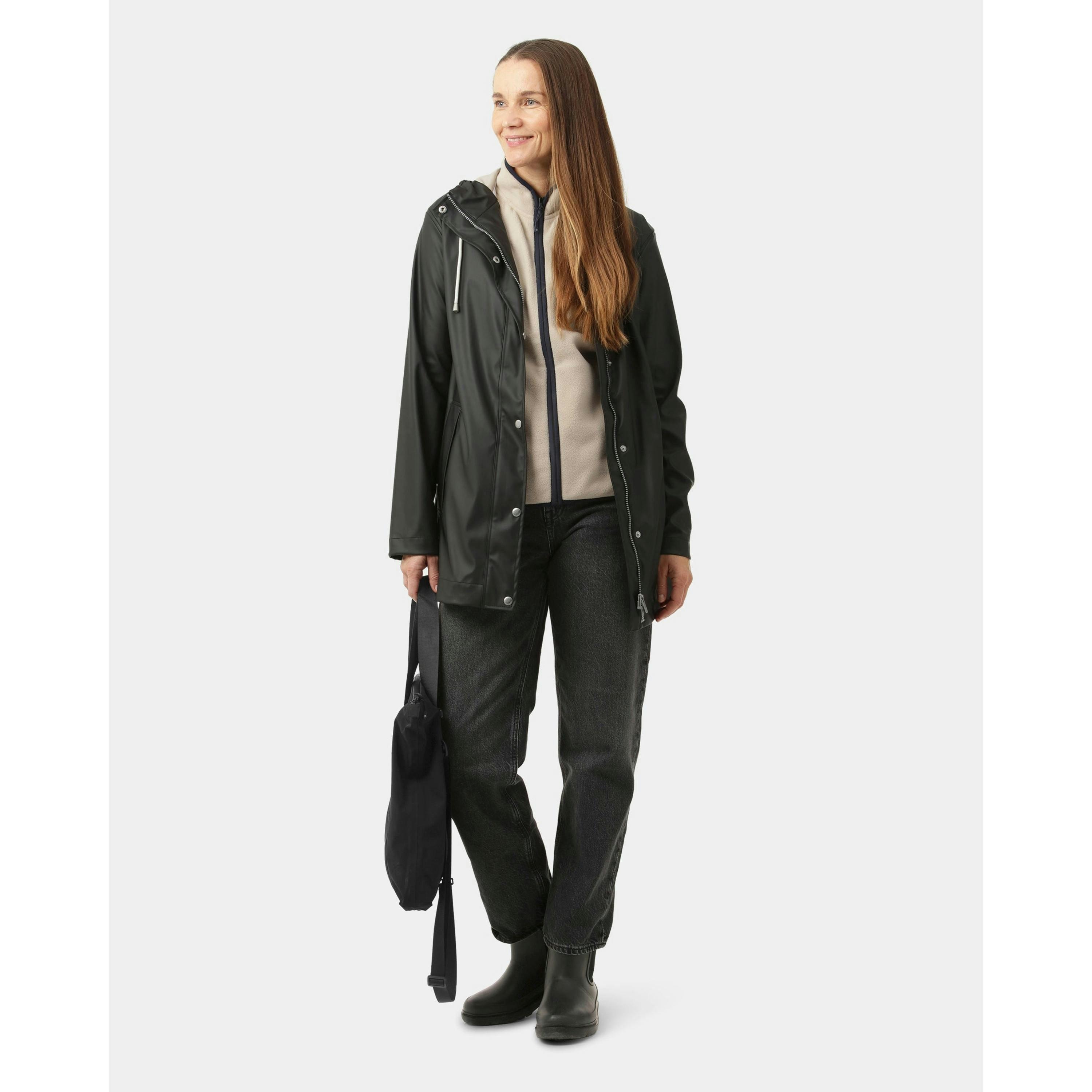 Isle Jacobsen Raincoat  in Black , view 4 of 6