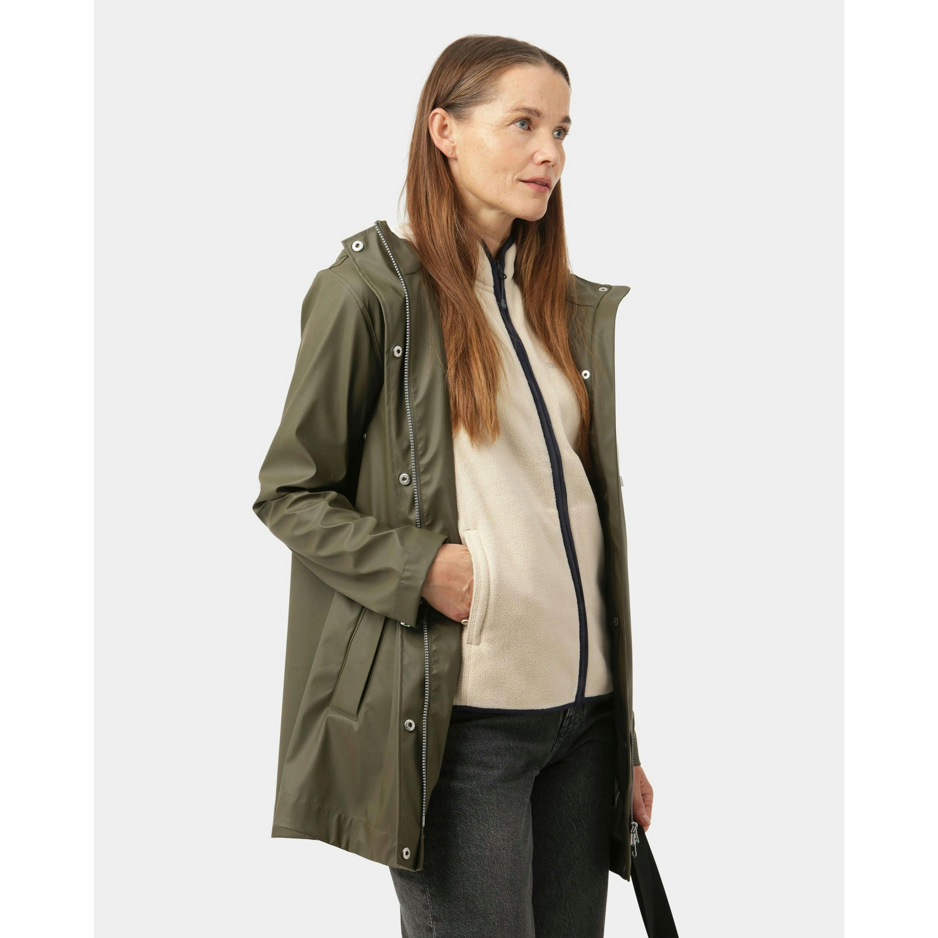 Isle Jacobsen Raincoat  in Green , view 2 of 6