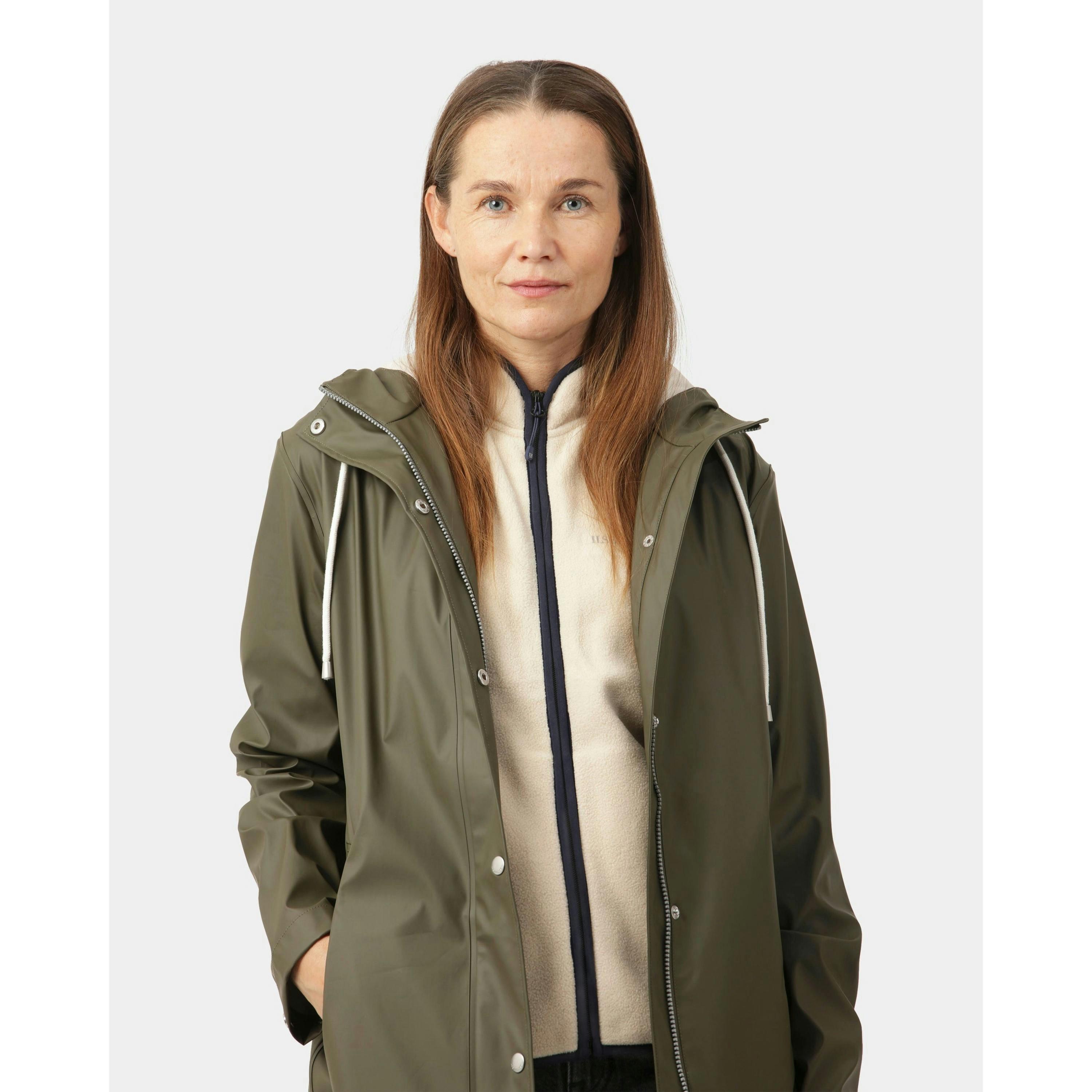 Isle Jacobsen Raincoat  in Green , view 3 of 6