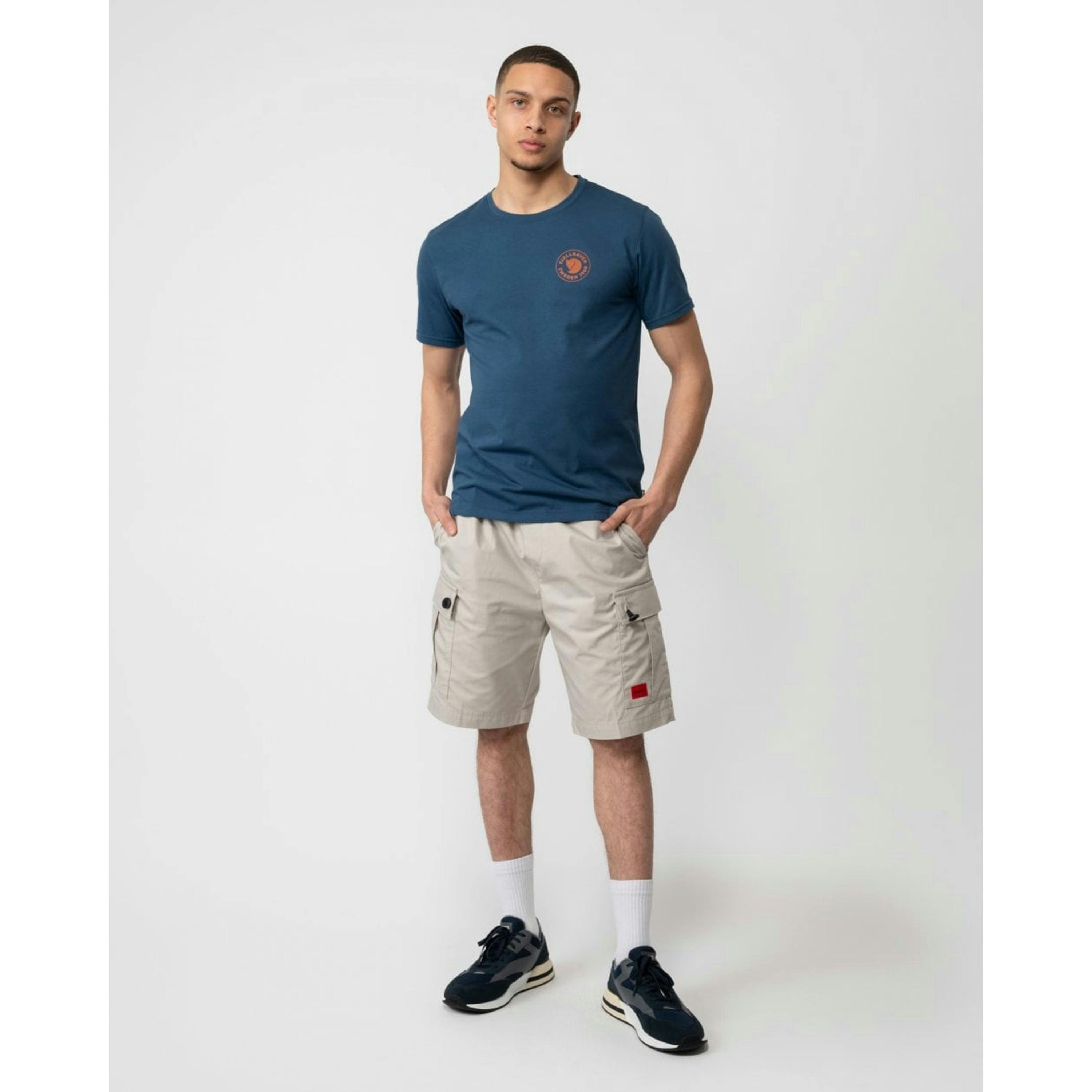 Fjallraven Logo T-Shirt  in Grey , view 3 of 4