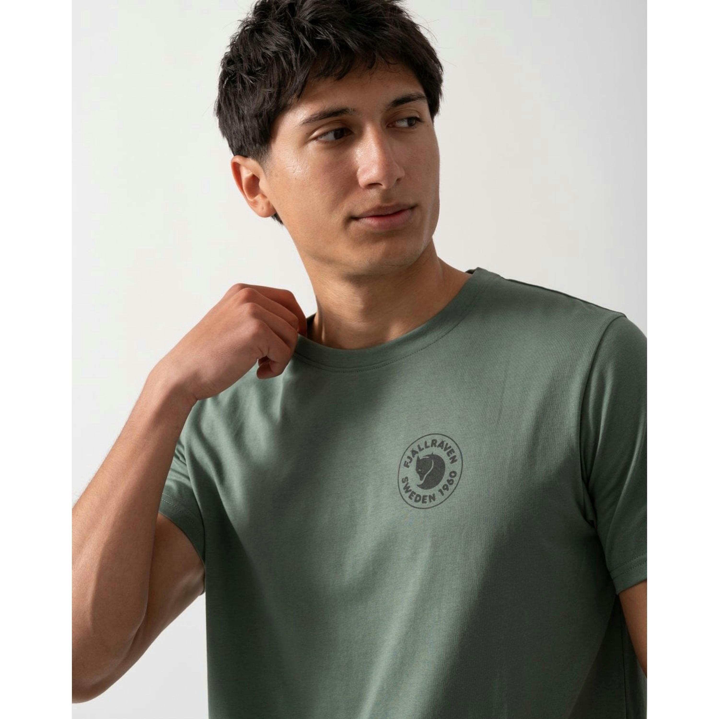 Fjallraven Logo T-Shirt  in Blue , view 2 of 4
