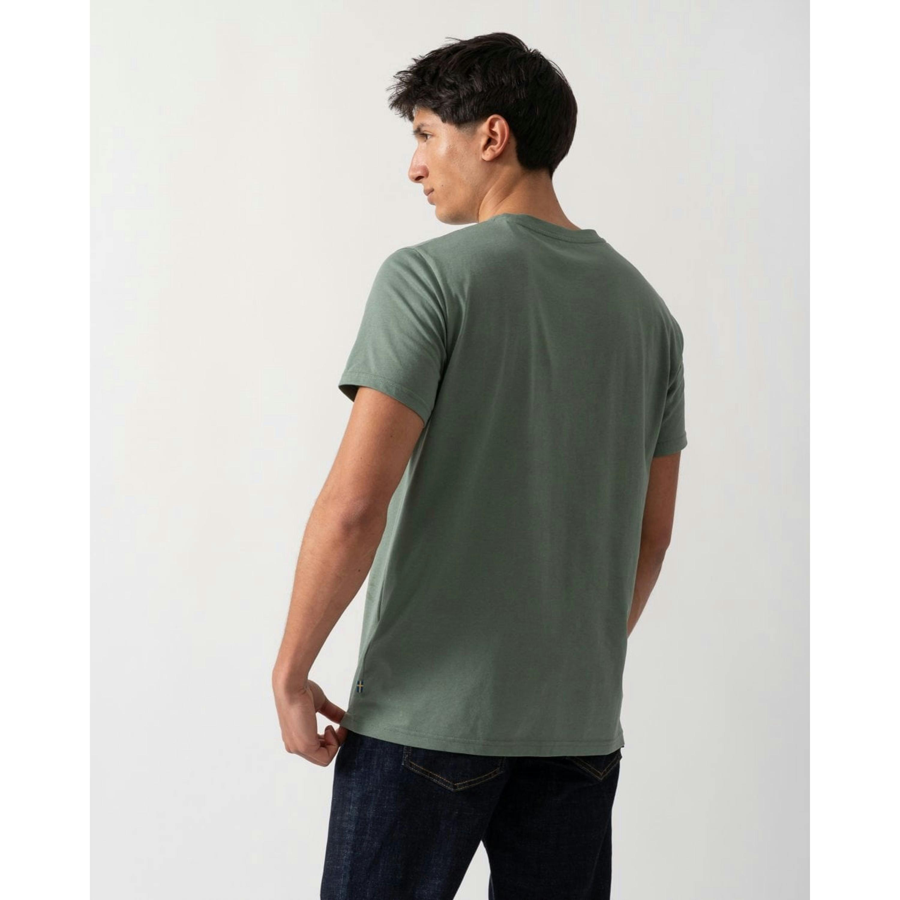 Fjallraven Logo T-Shirt  in Blue , view 4 of 4