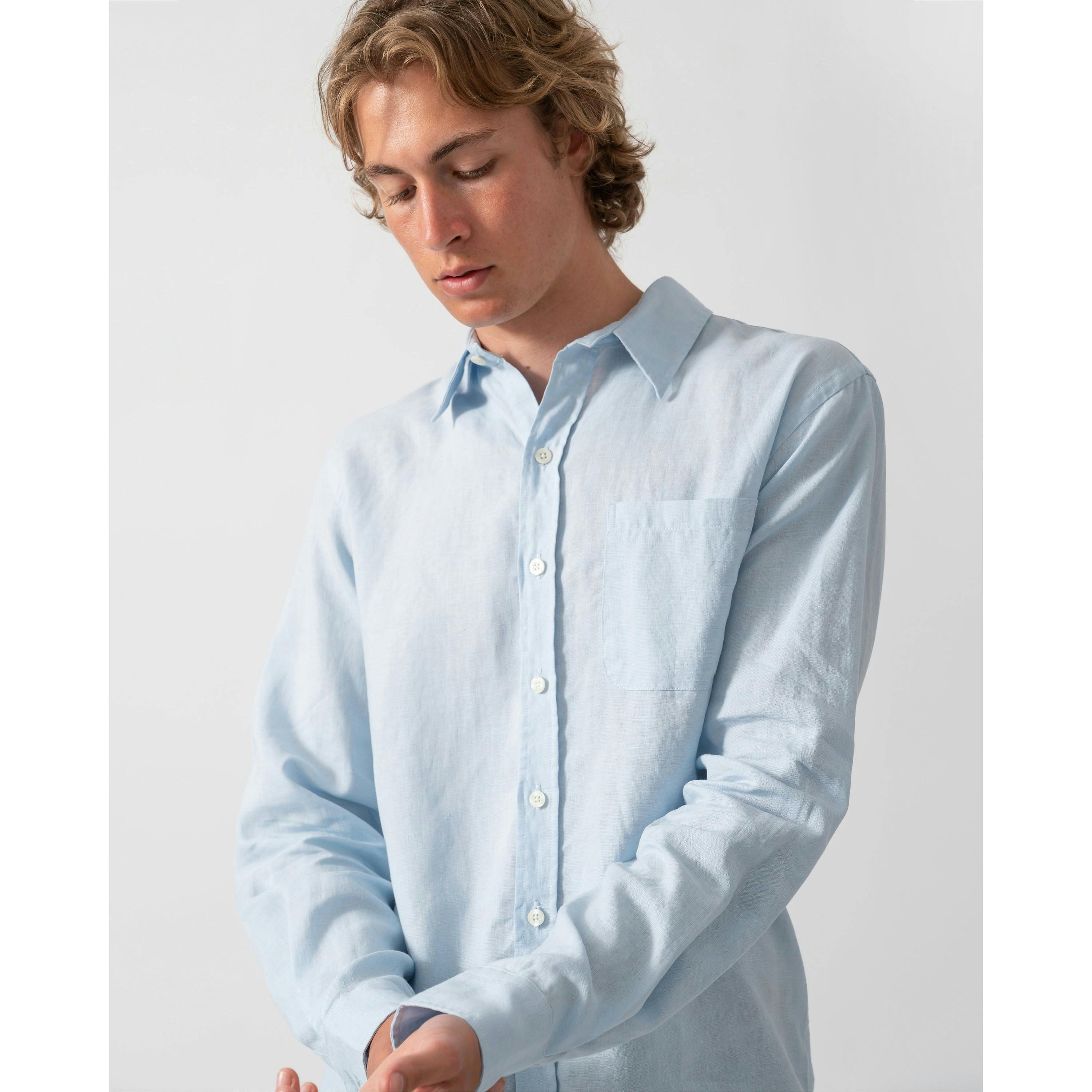Colourful Standard Shirt  in Blue , view 3 of 4
