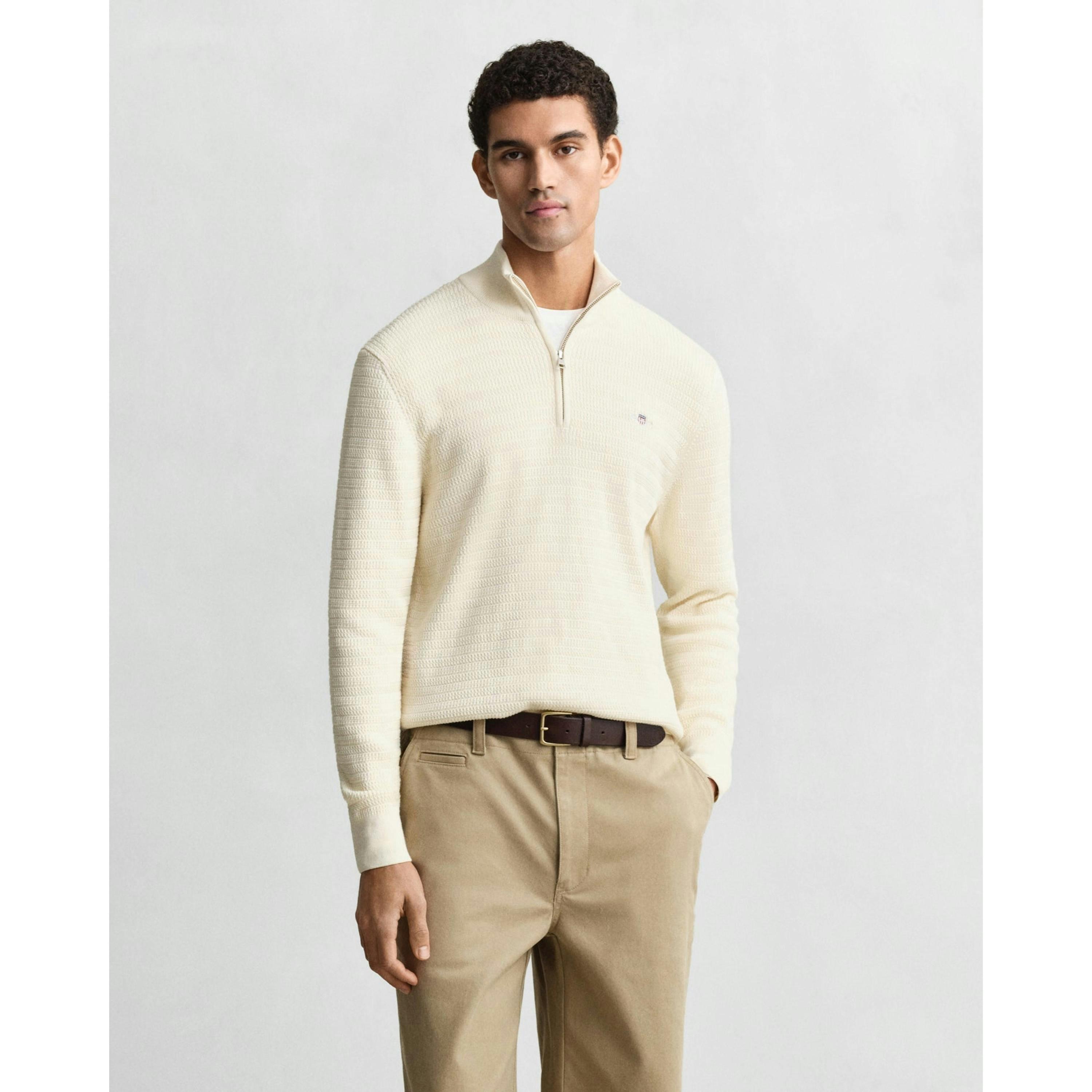 GANT Mini Cable Jumper  in Ivory , view 1 of 4