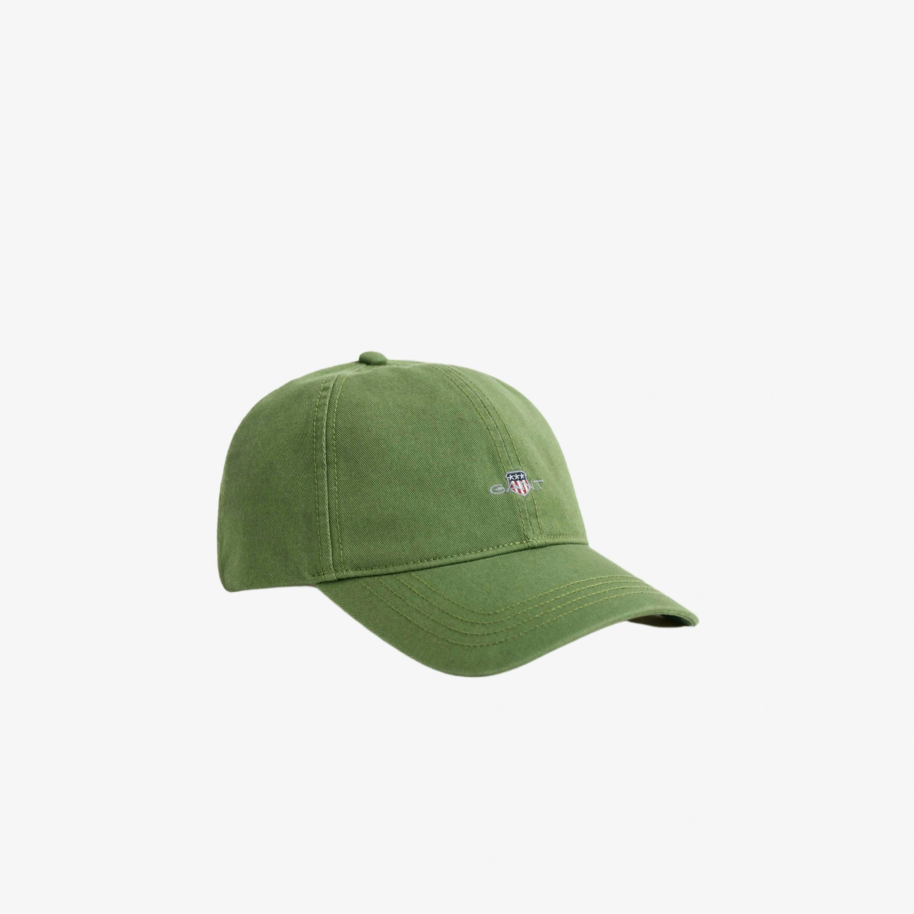 GANT Shield Logo Caps  in Green , view 1 of 2