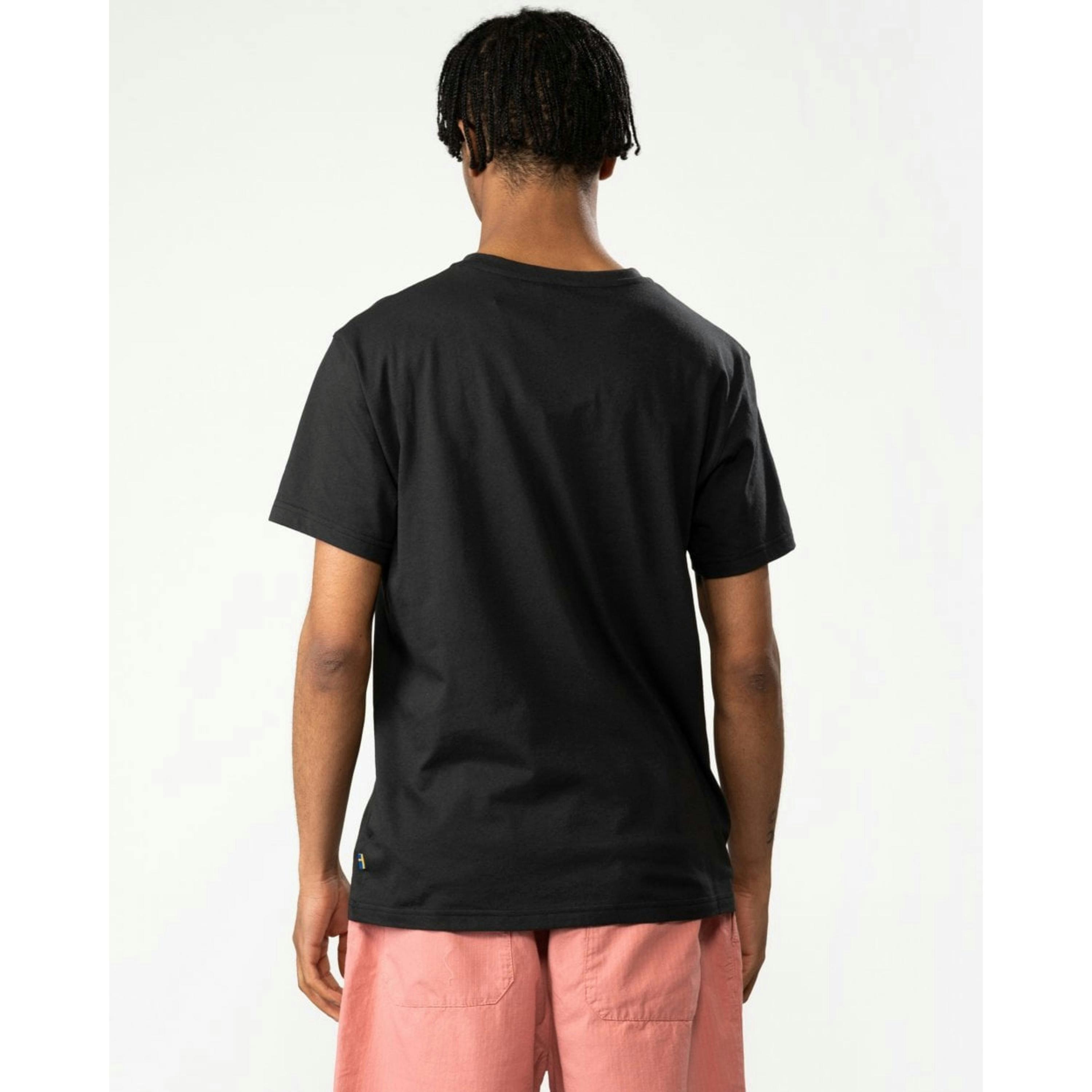 Fjallraven Logo T-Shirt  in Black , view 2 of 6