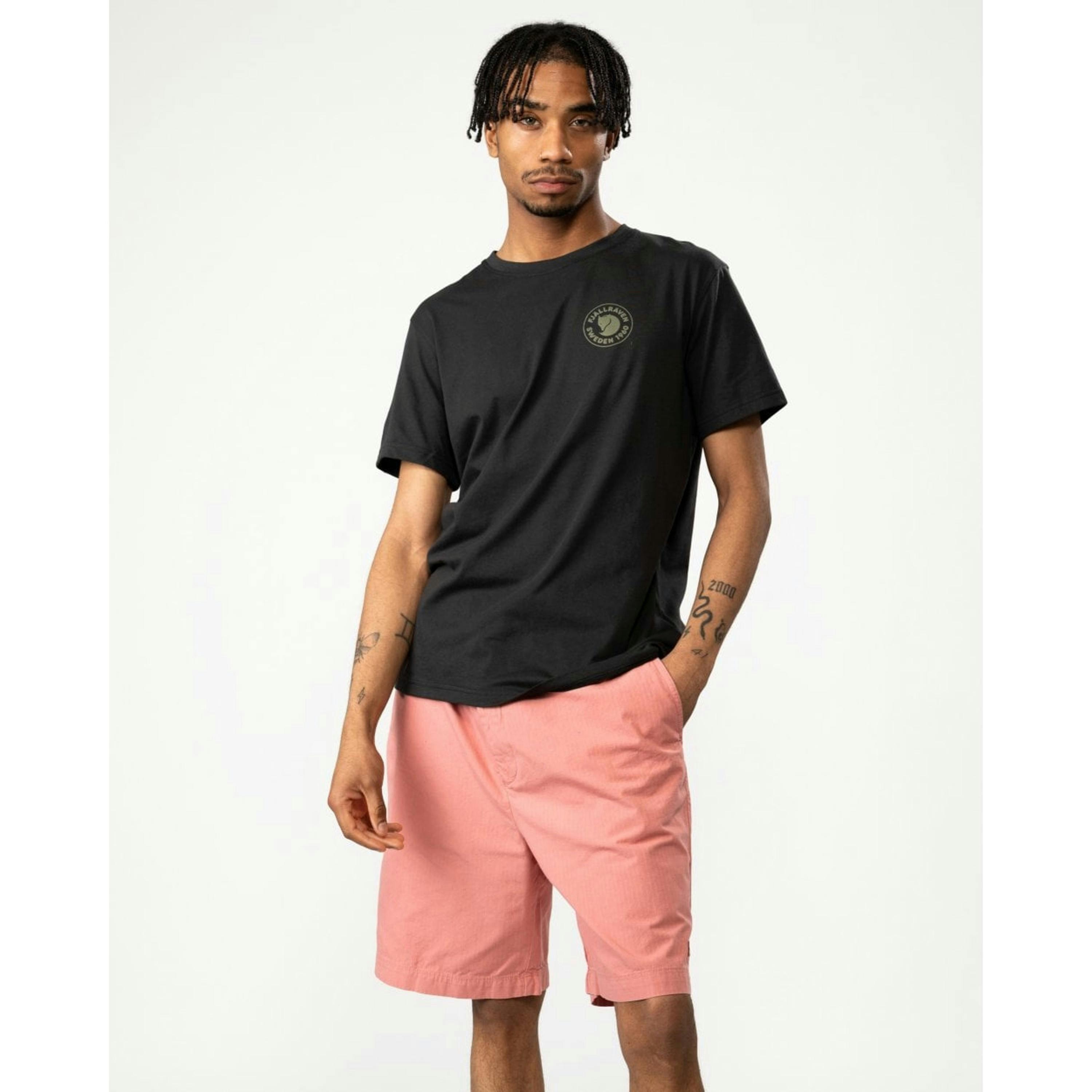 Fjallraven Logo T-Shirt  in Black , view 6 of 6