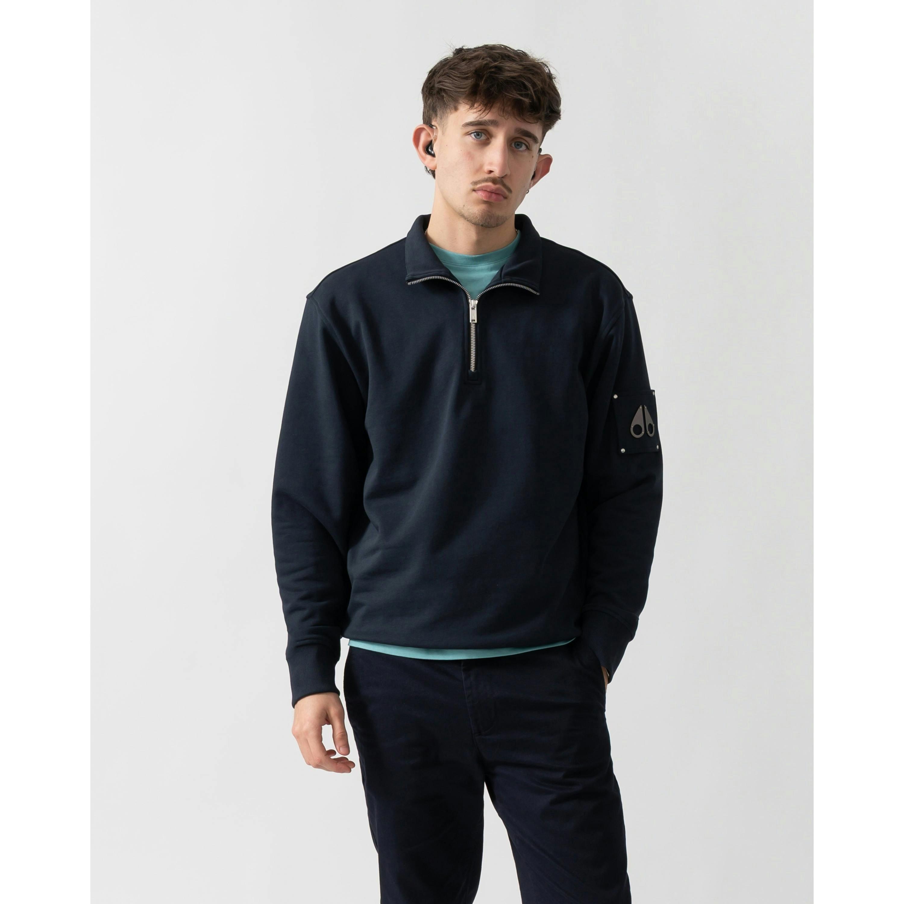 Moose Knuckles Sweatshirt  in Blue , view 1 of 4