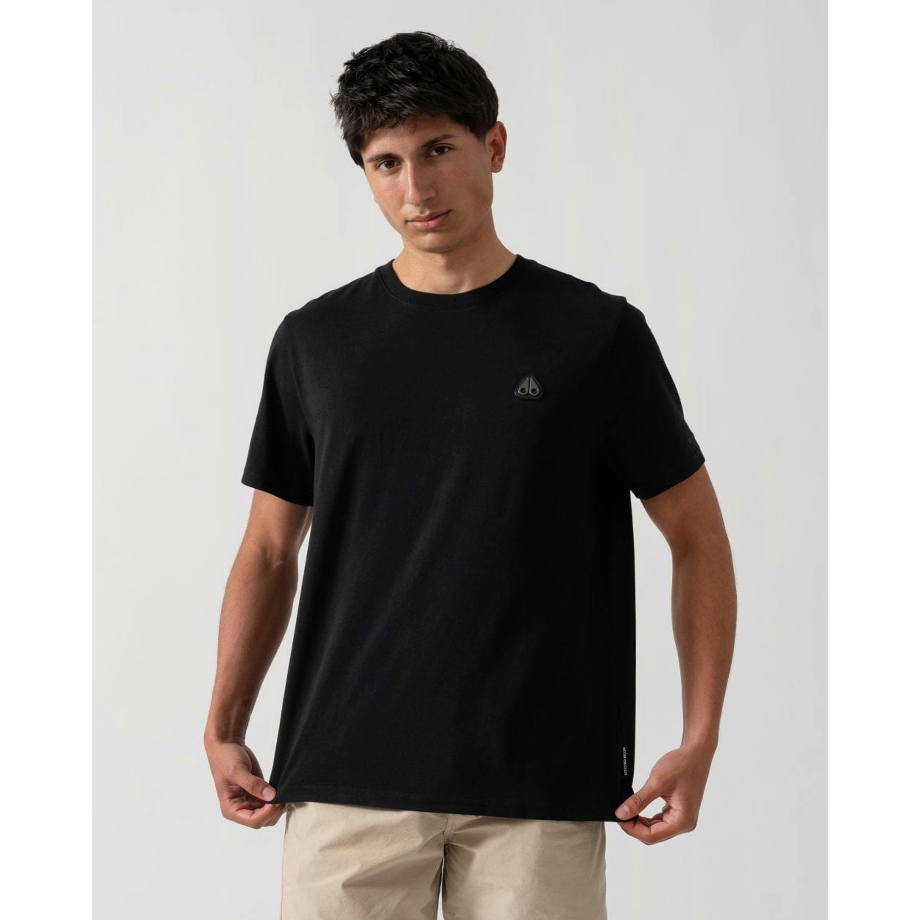 Moose Knuckles T-Shirt  in Black , view 1 of 4