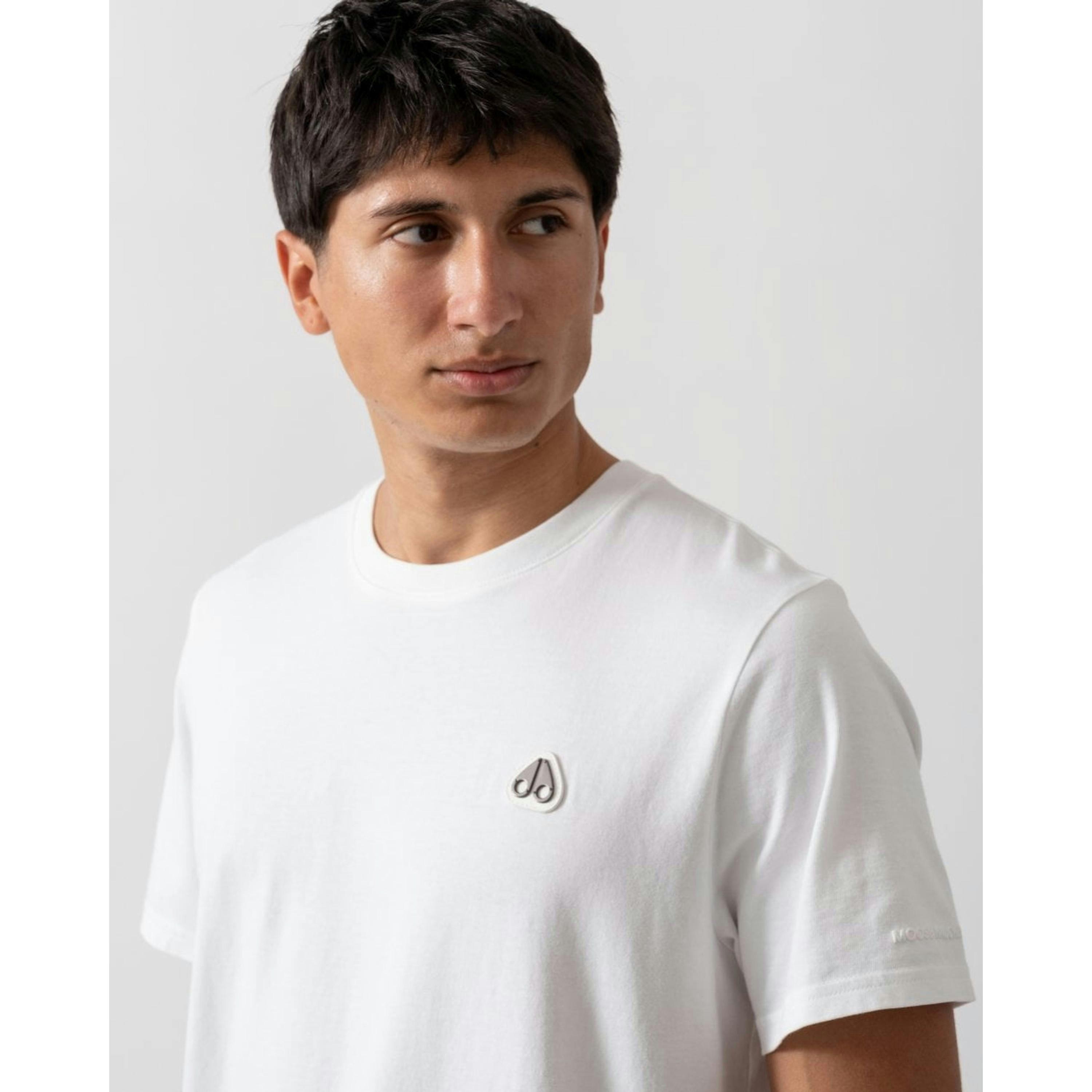 Moose Knuckles T-Shirt  in White , view 3 of 5