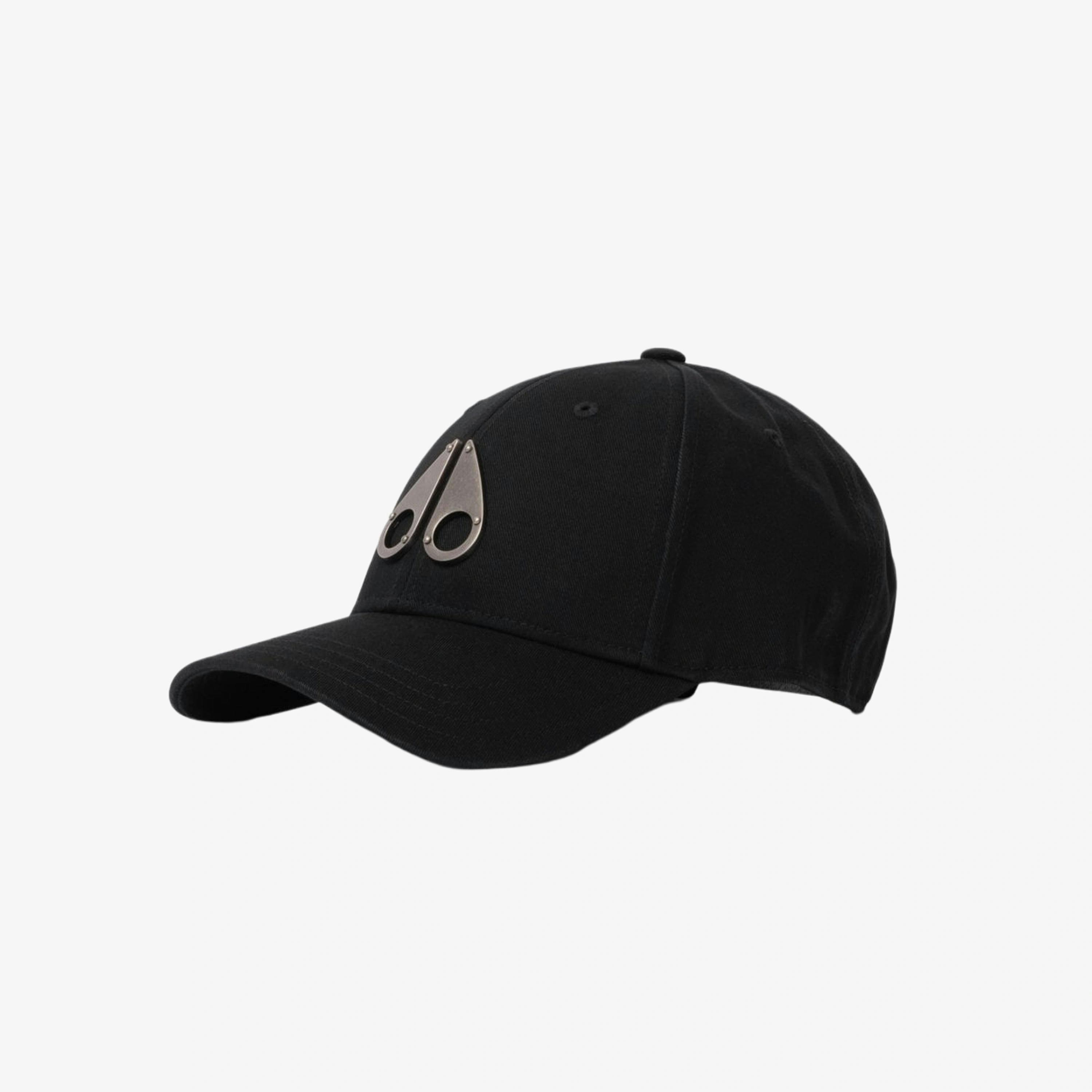 Moose Knuckles Logo Caps  in Black , view 1 of 4