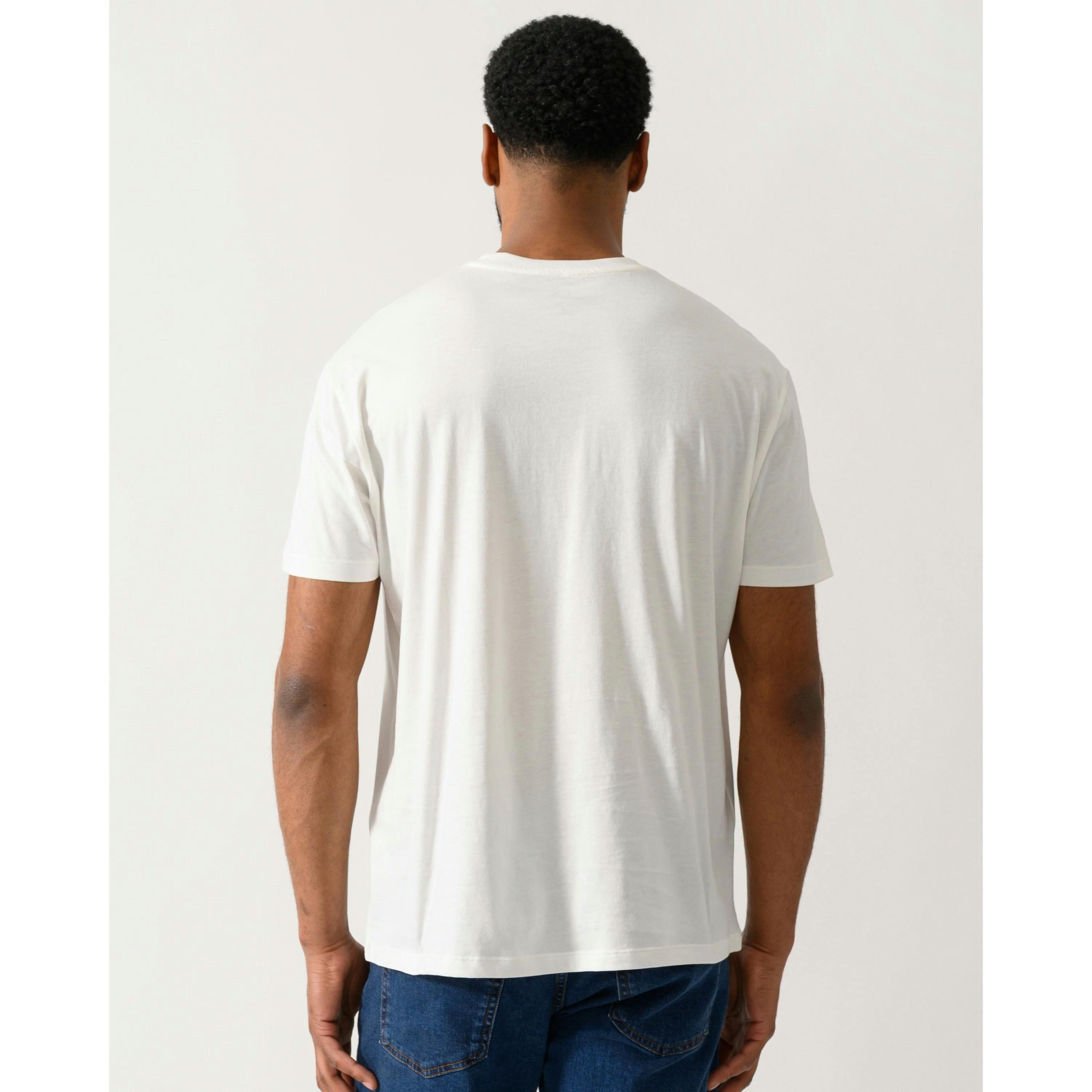 Armani Exchange Monogram T-Shirt  in Grey , view 2 of 4