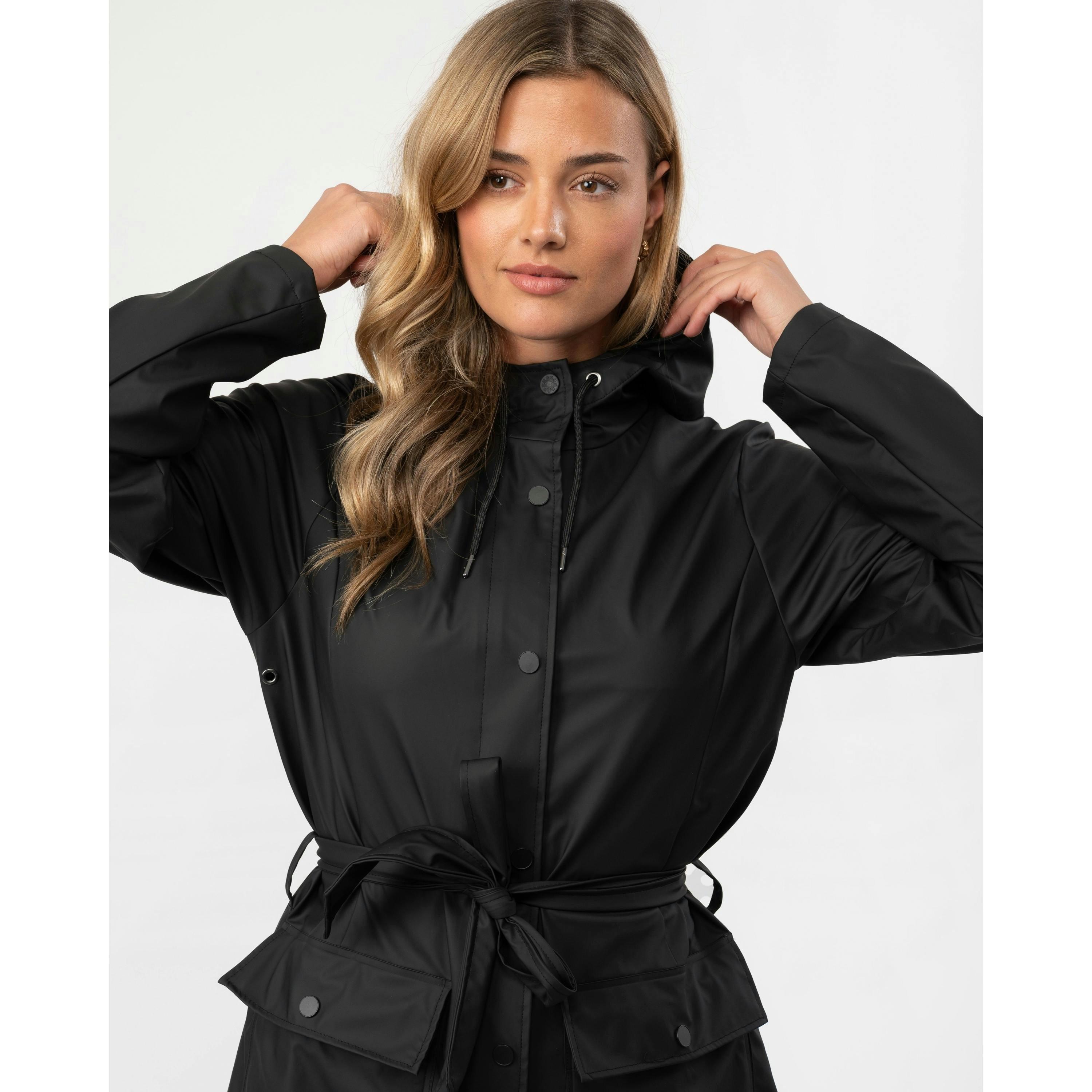 Rains Jackets  in Black , view 3 of 5