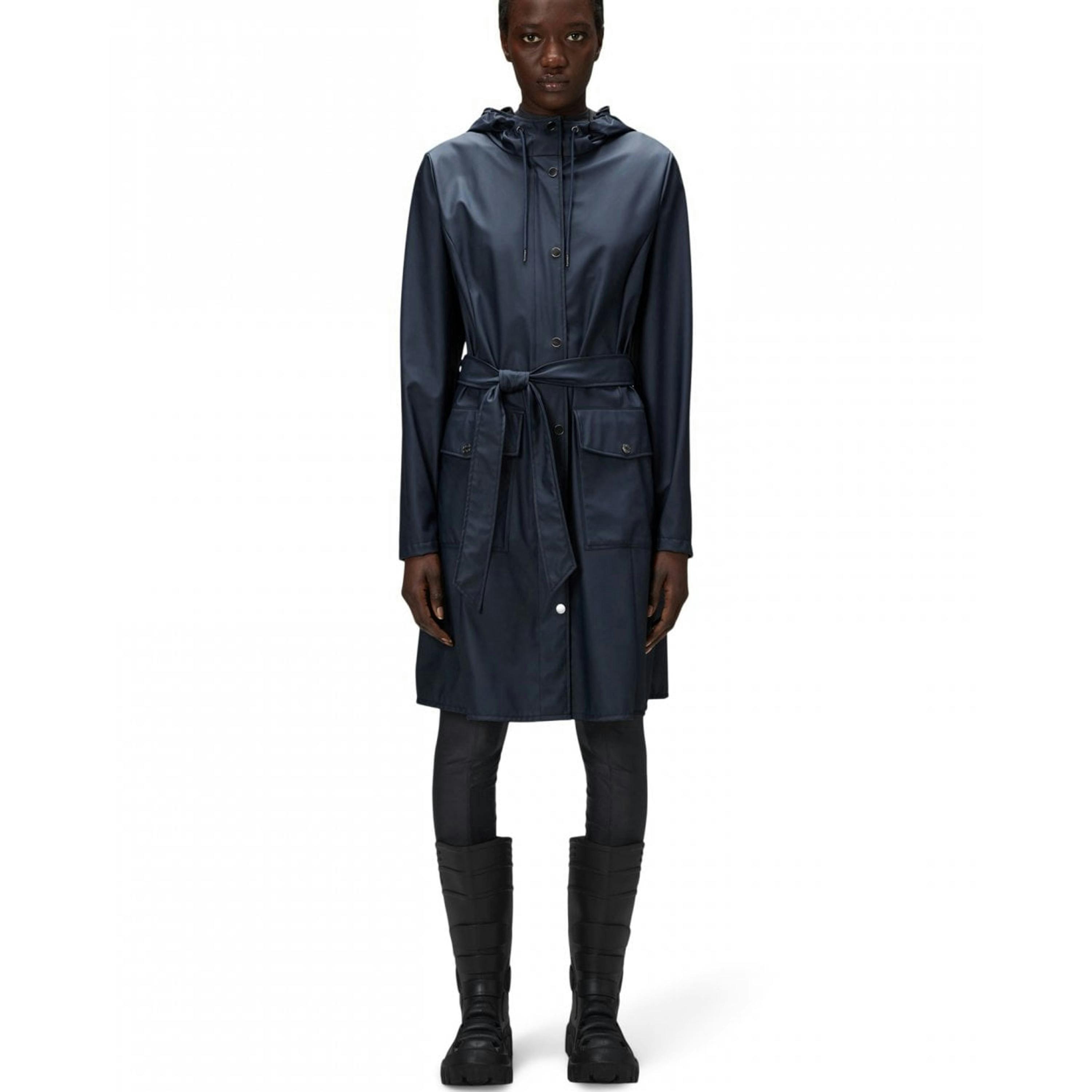 Rains Curve Jackets  in Blue , view 1 of 1