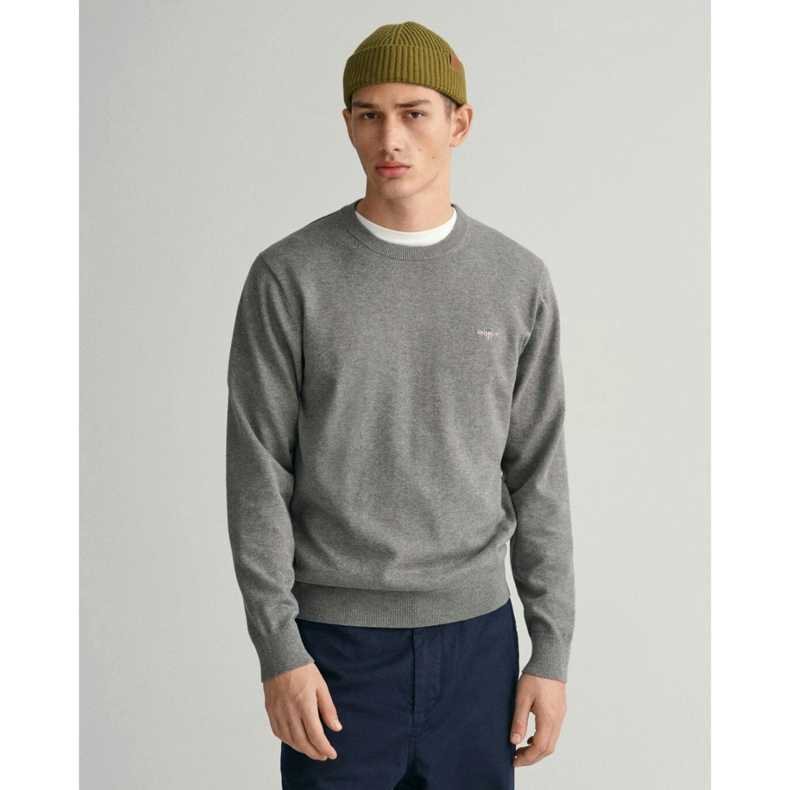 GANT Crew Neck Jumper  in Grey , view 1 of 3