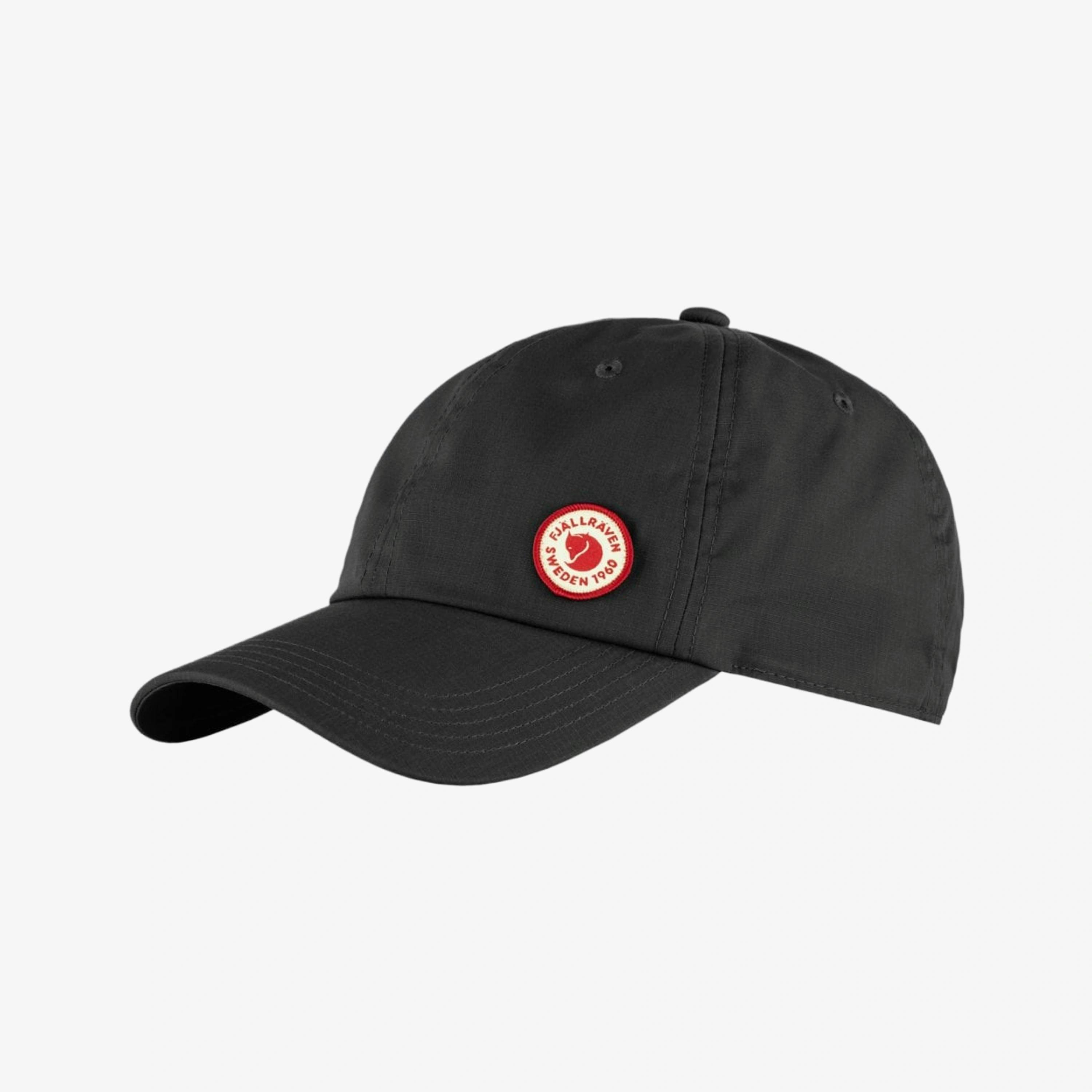 Fjallraven Logo Caps  in Black , view 1 of 2
