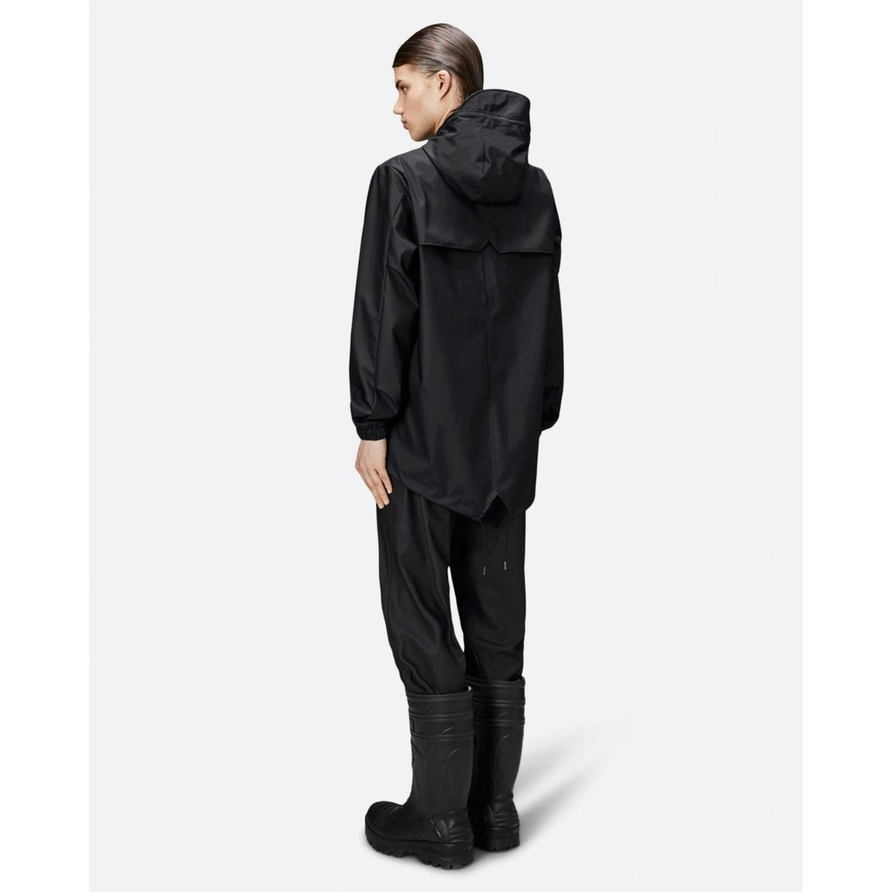 Rains Raincoat  in Black , view 3 of 6