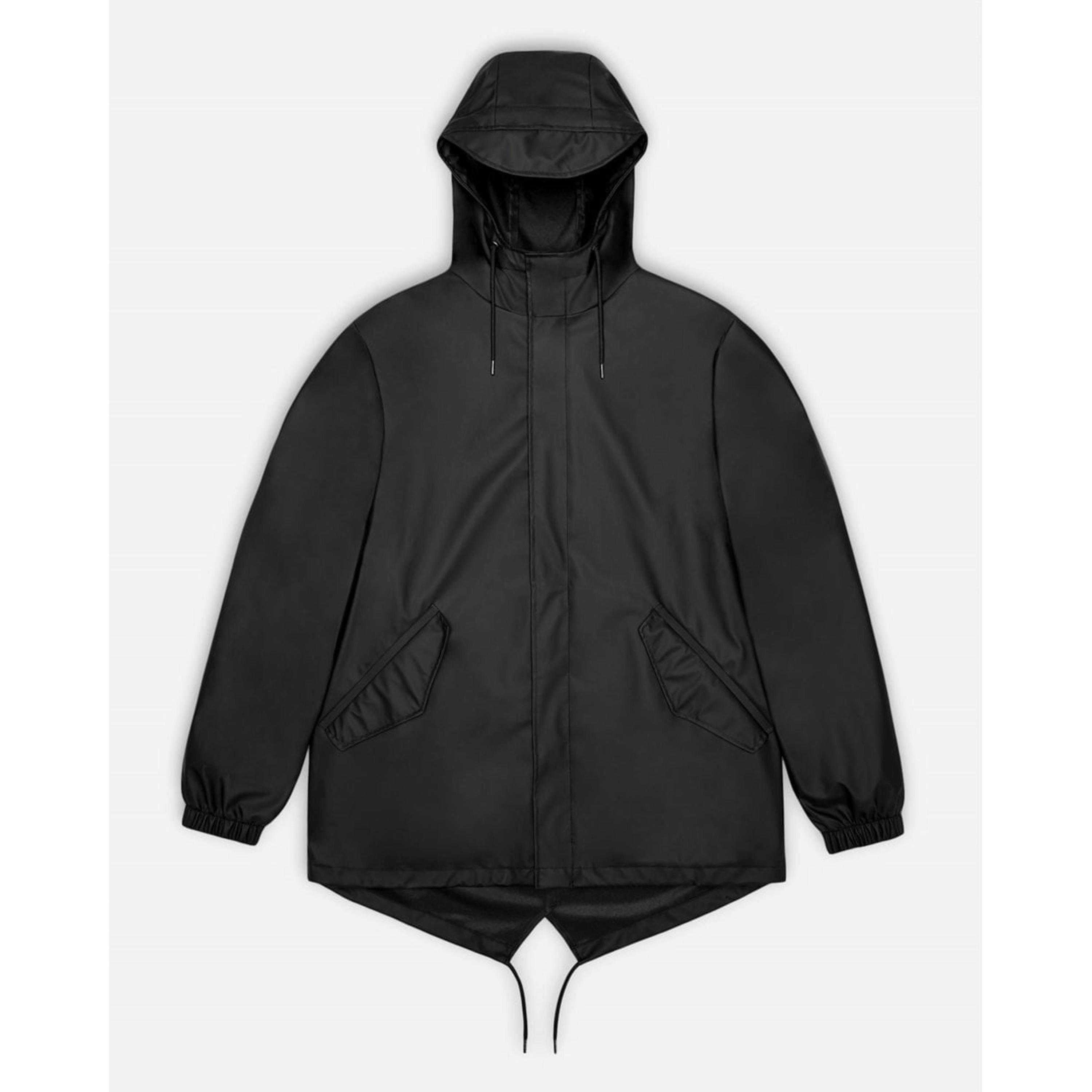 Rains Raincoat  in Black , view 4 of 6