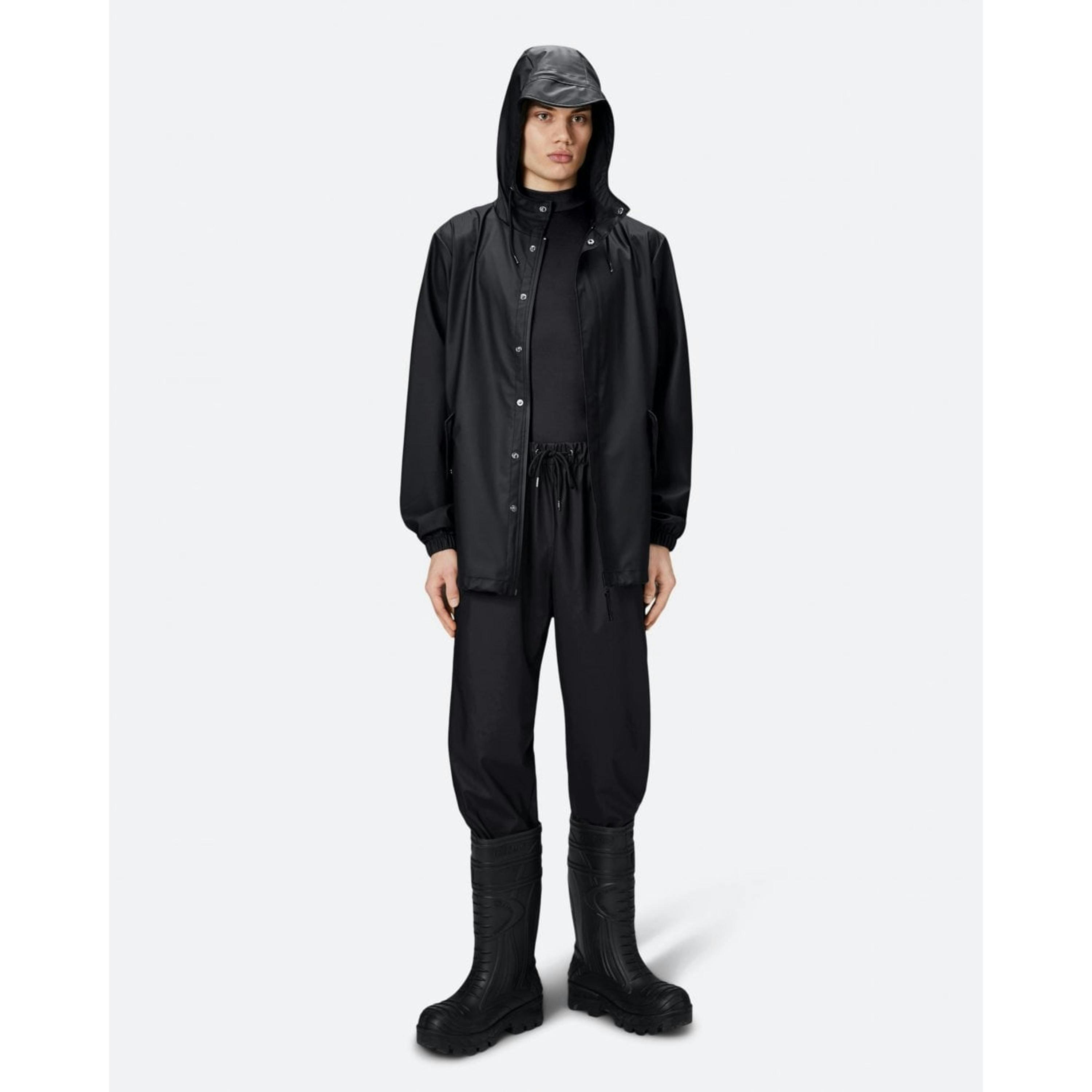 Rains Raincoat  in Black , view 5 of 6