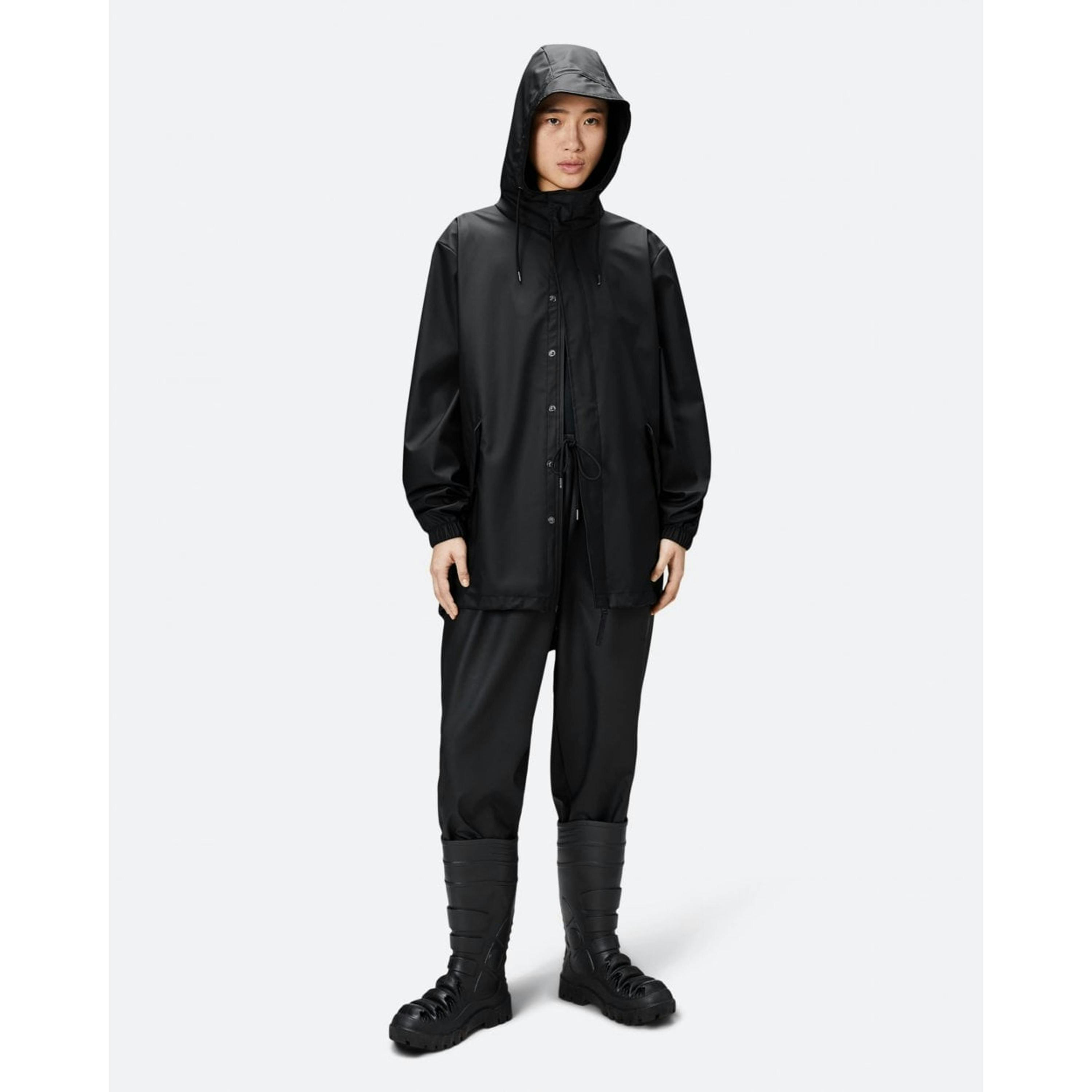 Rains Raincoat  in Black , view 6 of 6