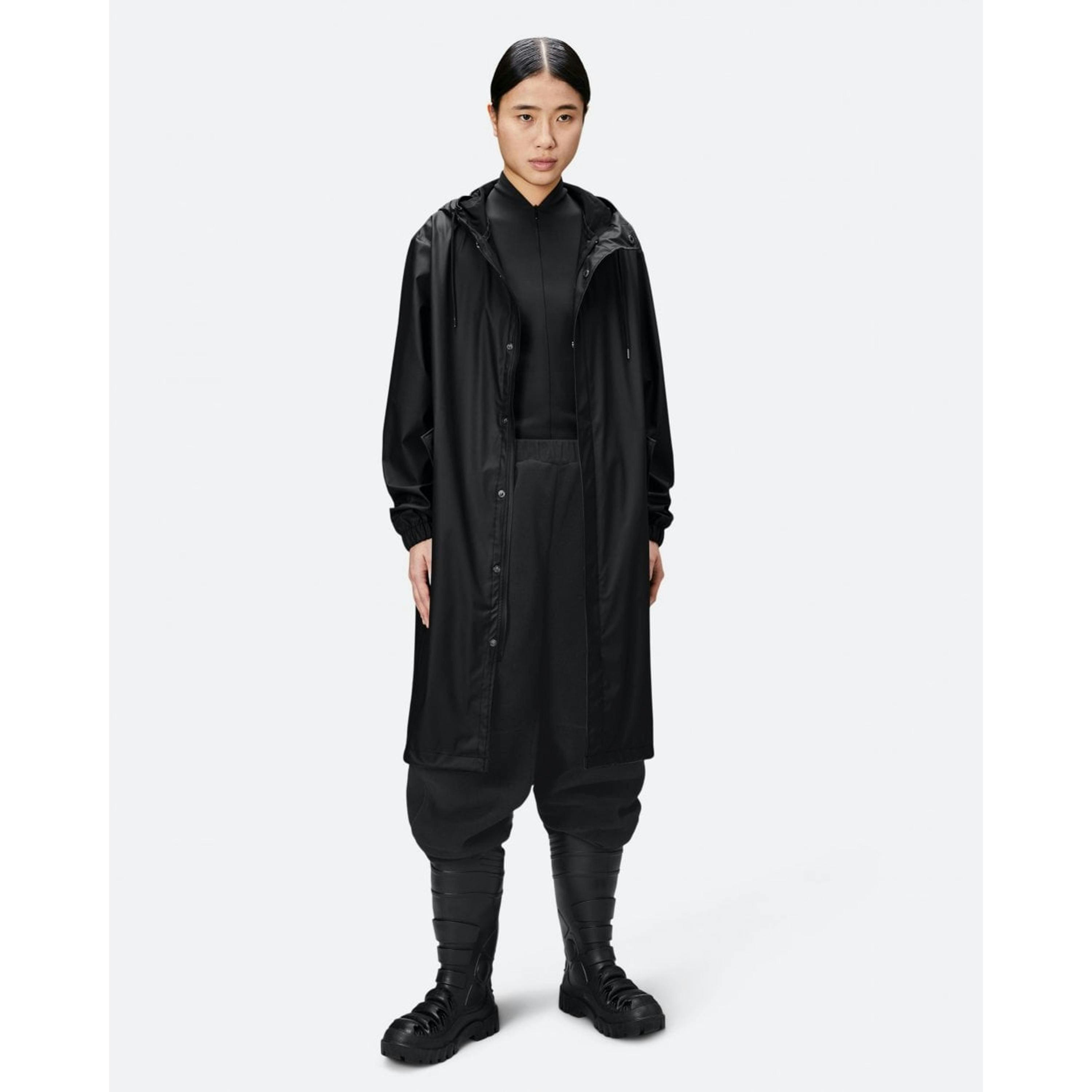 Rains Parka  in Black , view 4 of 6