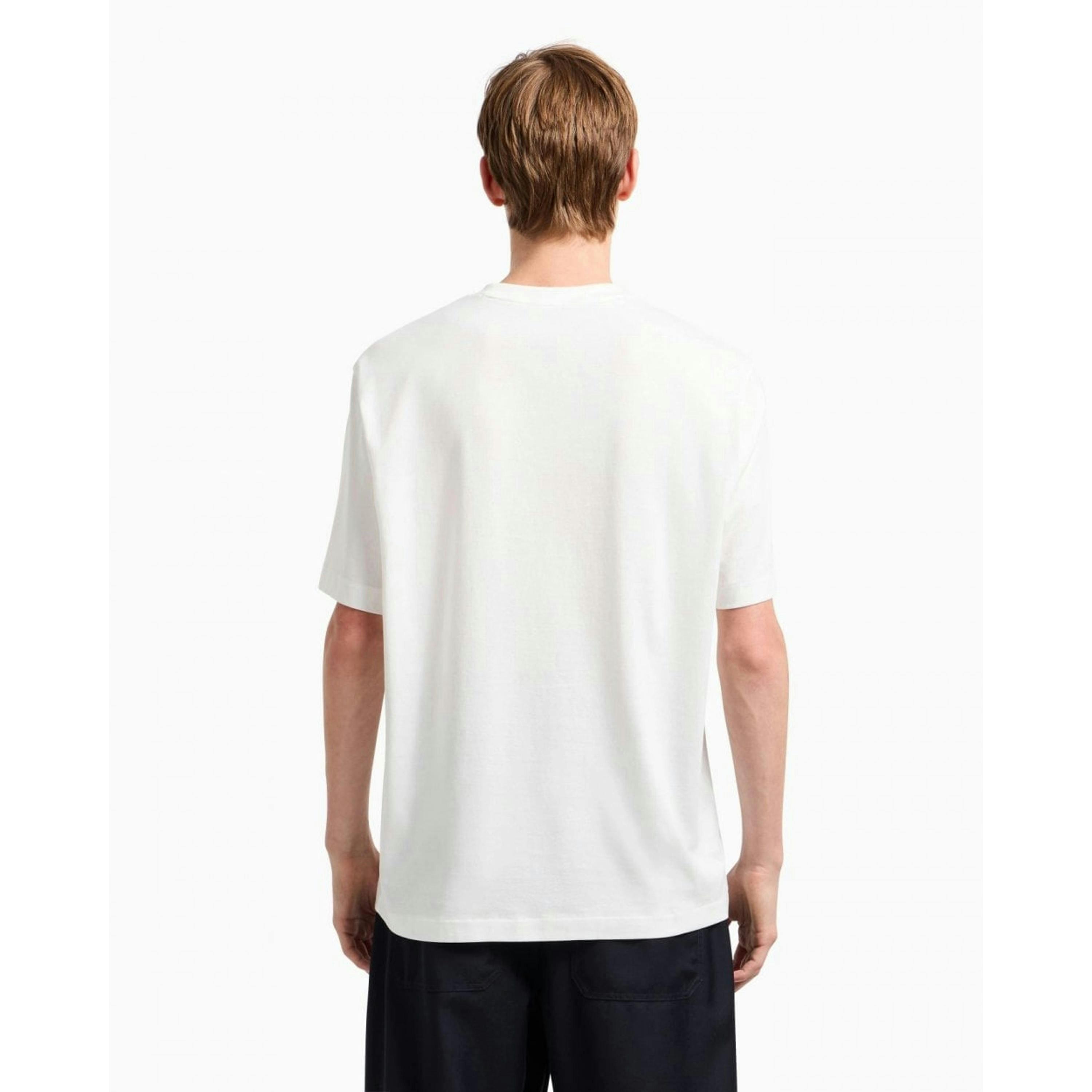 Armani Exchange Landmarks Graphic T-Shirt  in Grey , view 2 of 3