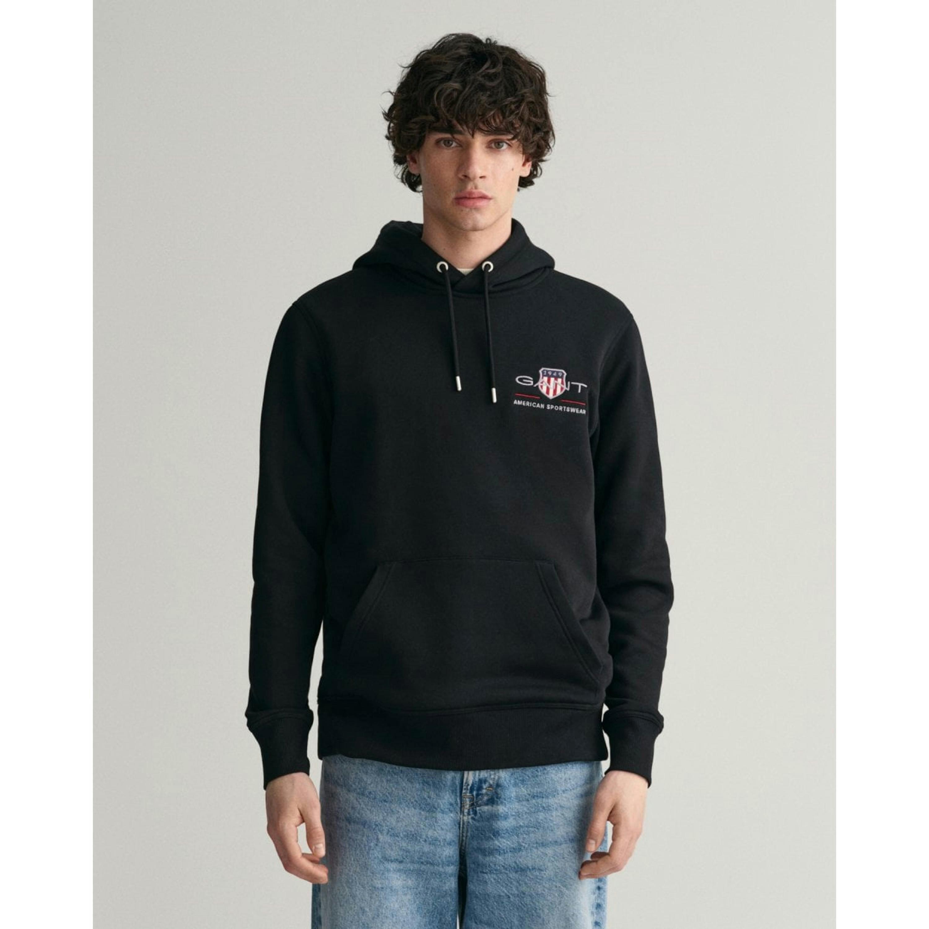 GANT Hoodie  in Black , view 1 of 3