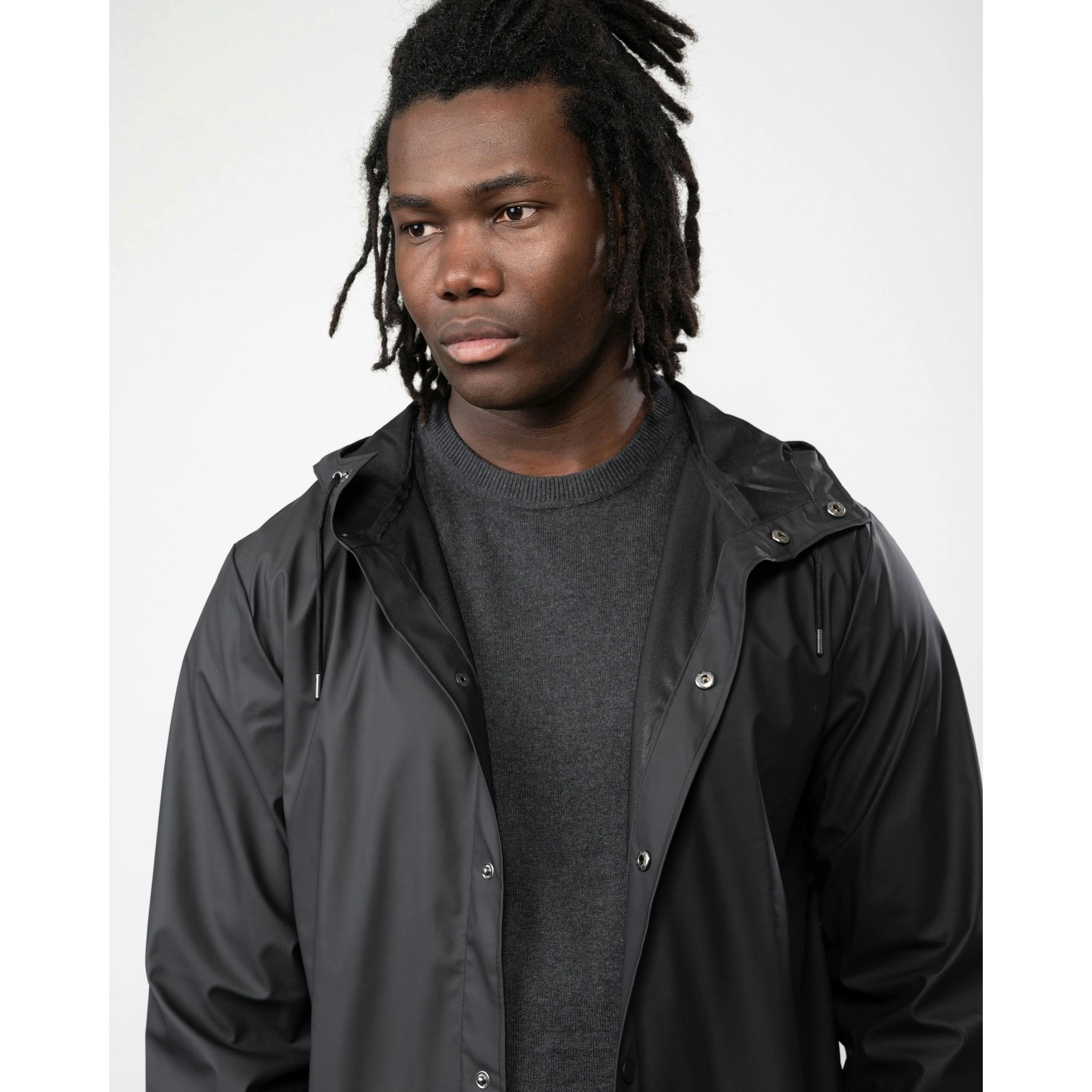 Rains Jackets  in Black , view 2 of 5