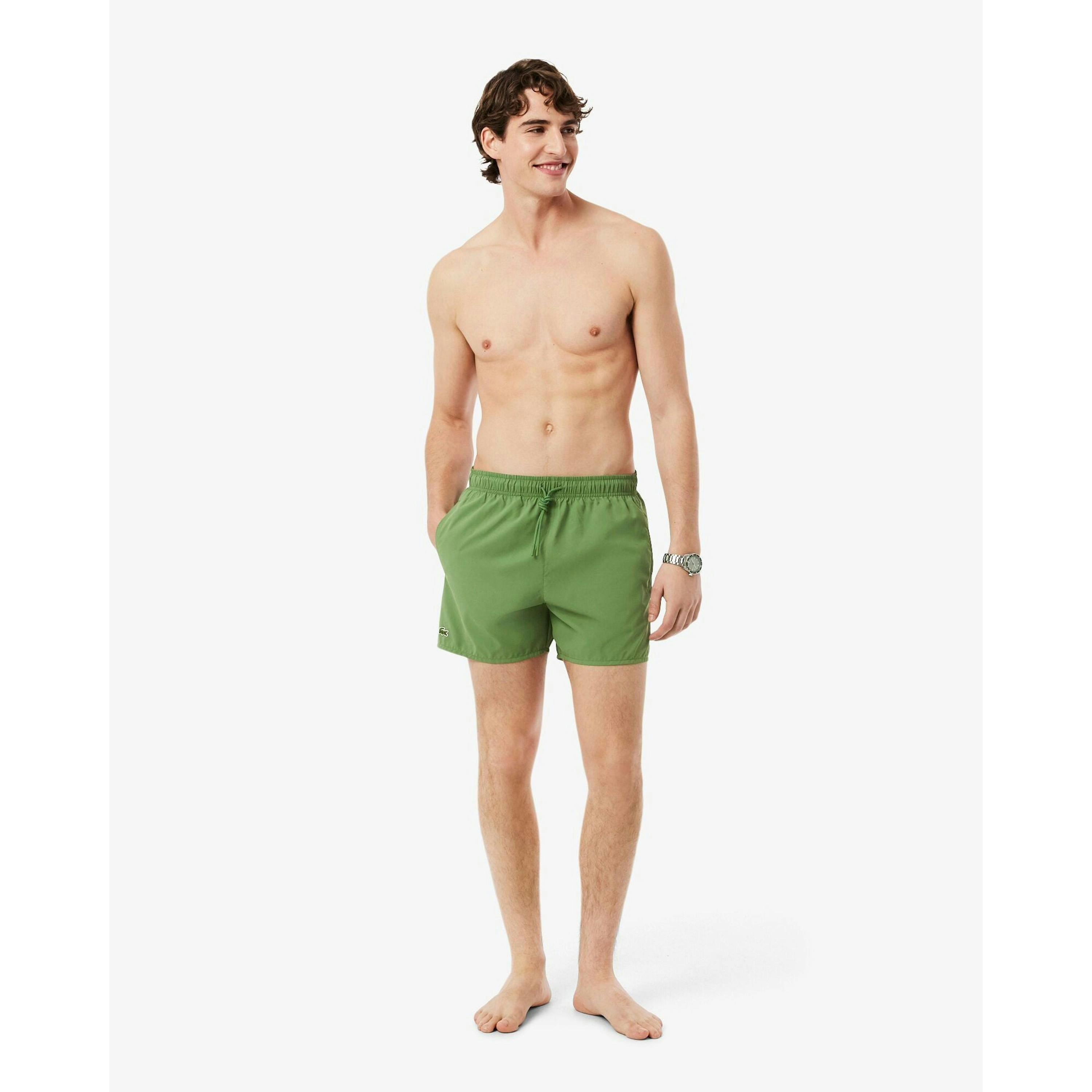 Lacoste Swimming Shorts  in Green , view 1 of 6