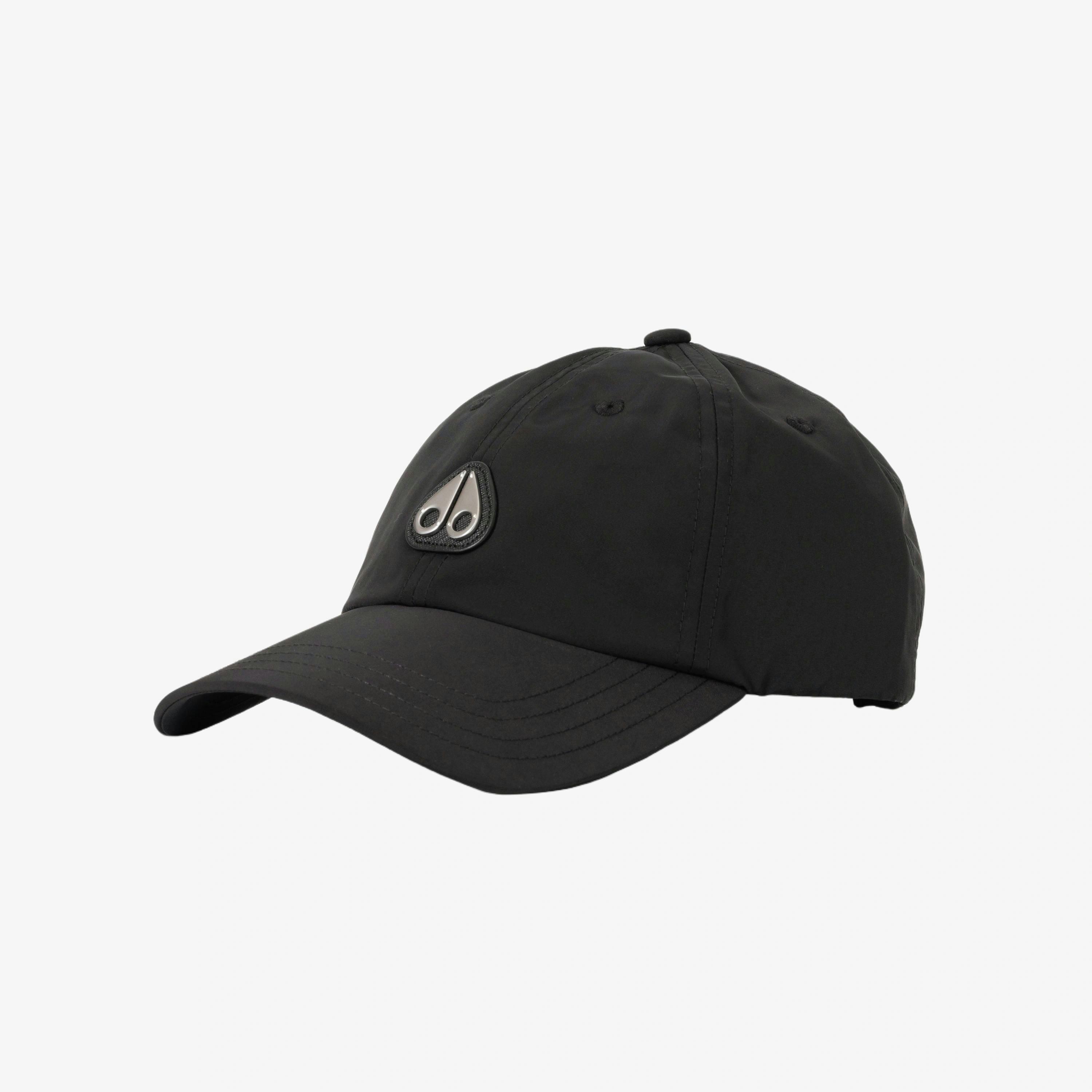 Moose Knuckles Crescent Logo Caps  in Black , view 1 of 4